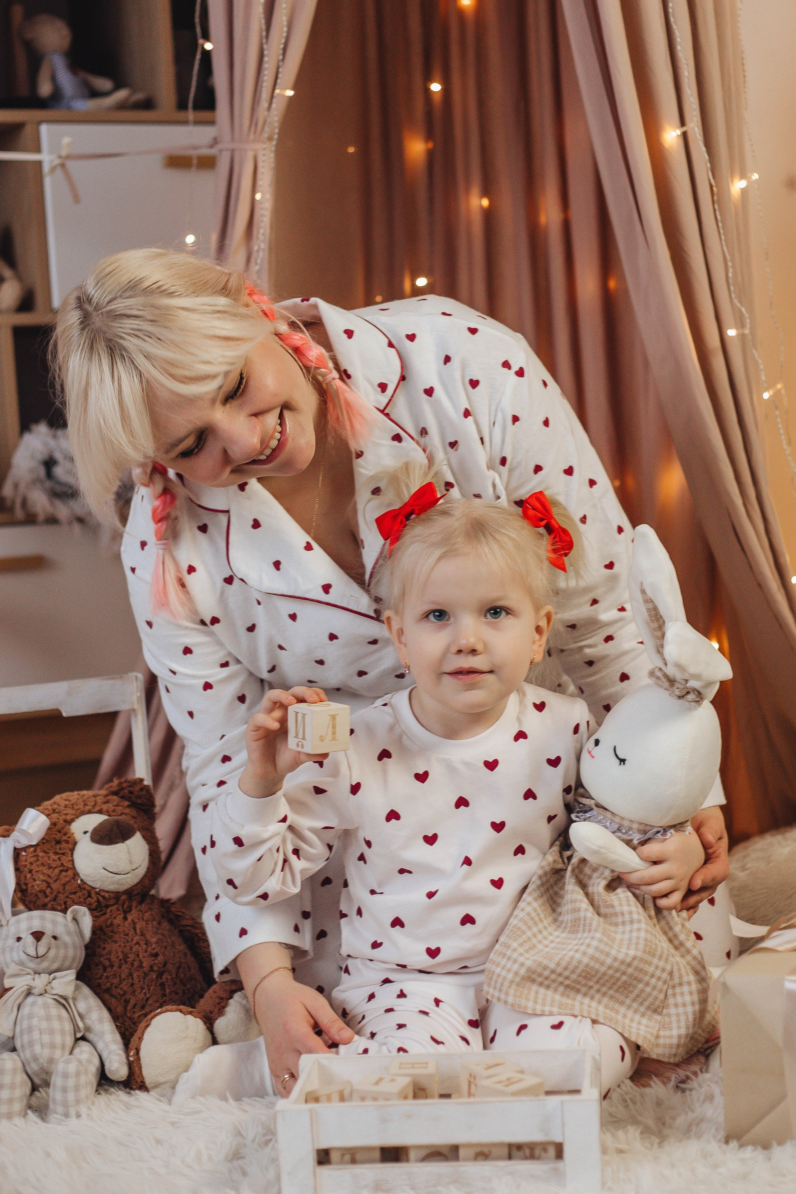 Мама и дочка. Новогодняя фотосессия. Фотограф Светлана Столярова Воскресенск