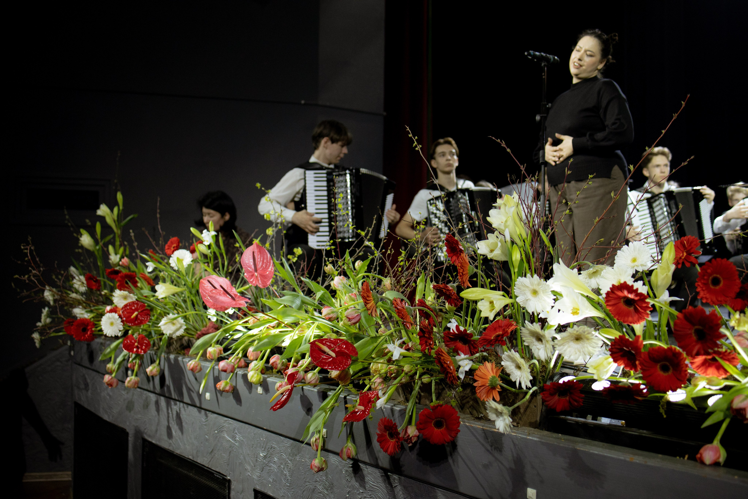 Оформление Отчетного концерта Музыкальной школы Глазунова. Оформление свадеб, декор свадеб Вера Маркова, Москва