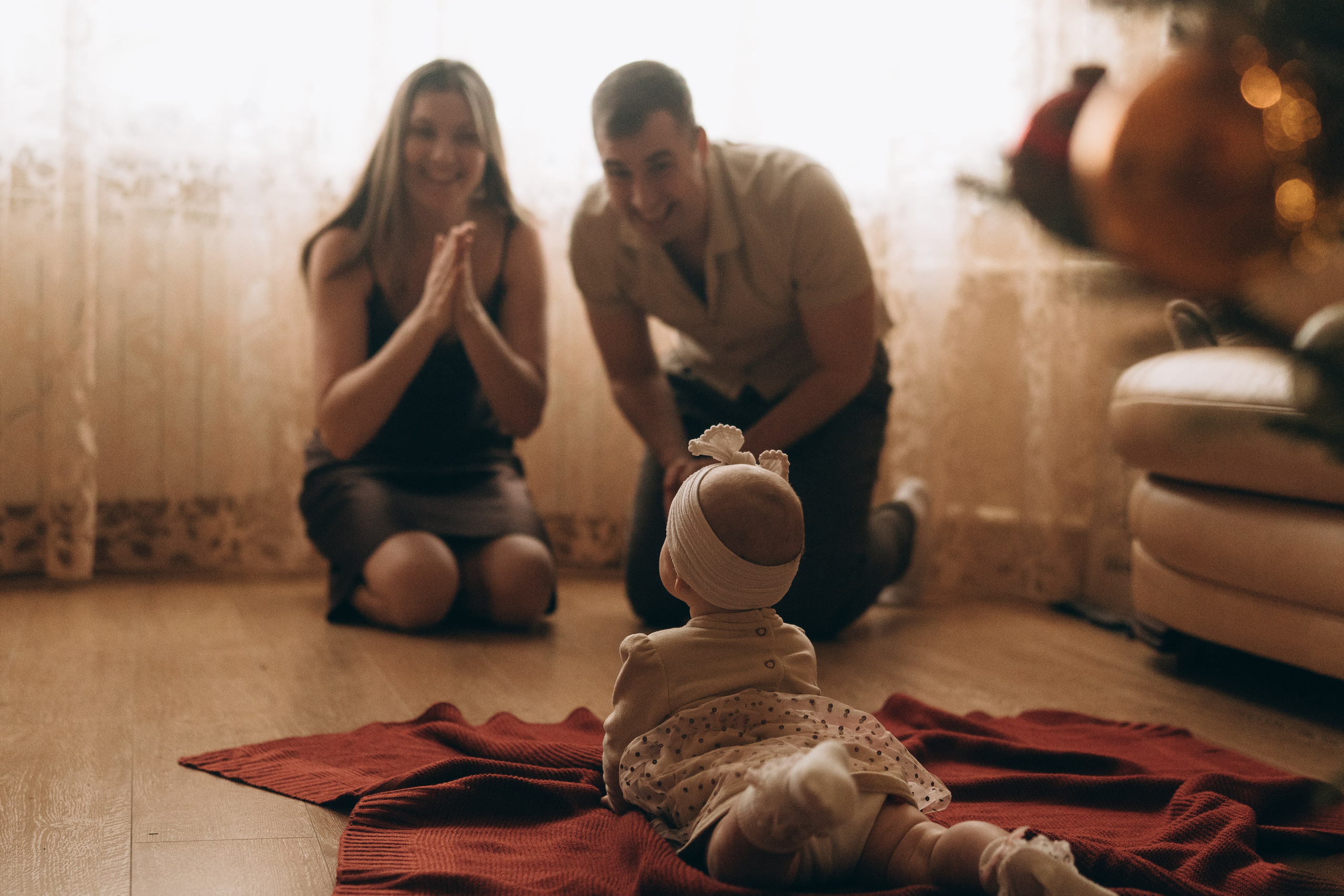 Пол годика счастью. Семейный, ньюборн фотограф, фотограф на роды в Москве, Виктория Тюльдюкова