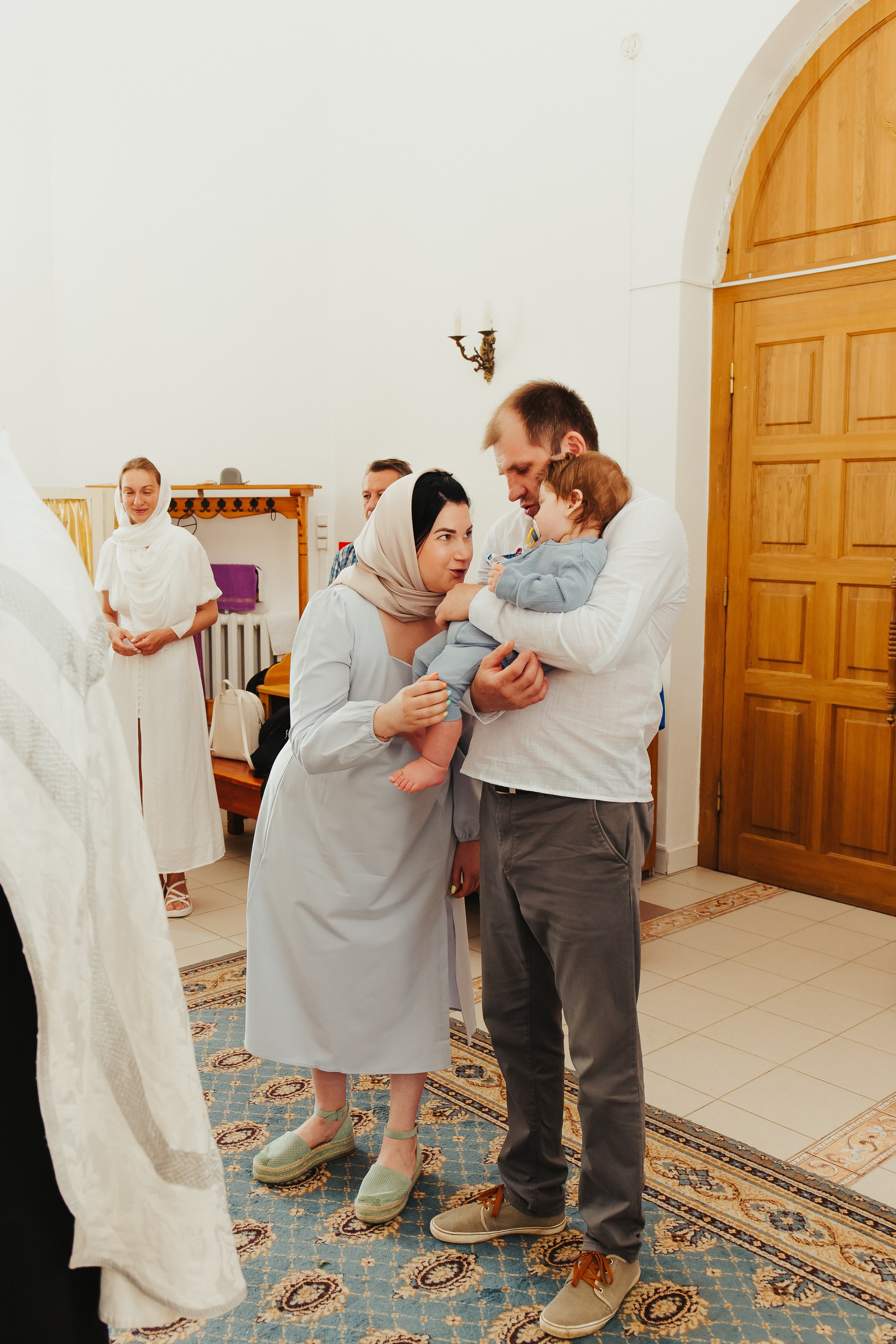 Фотосъемка Крещения ребенка. Фотограф новорожденных и детский в Сергиевом Посаде Кругликова Юлия