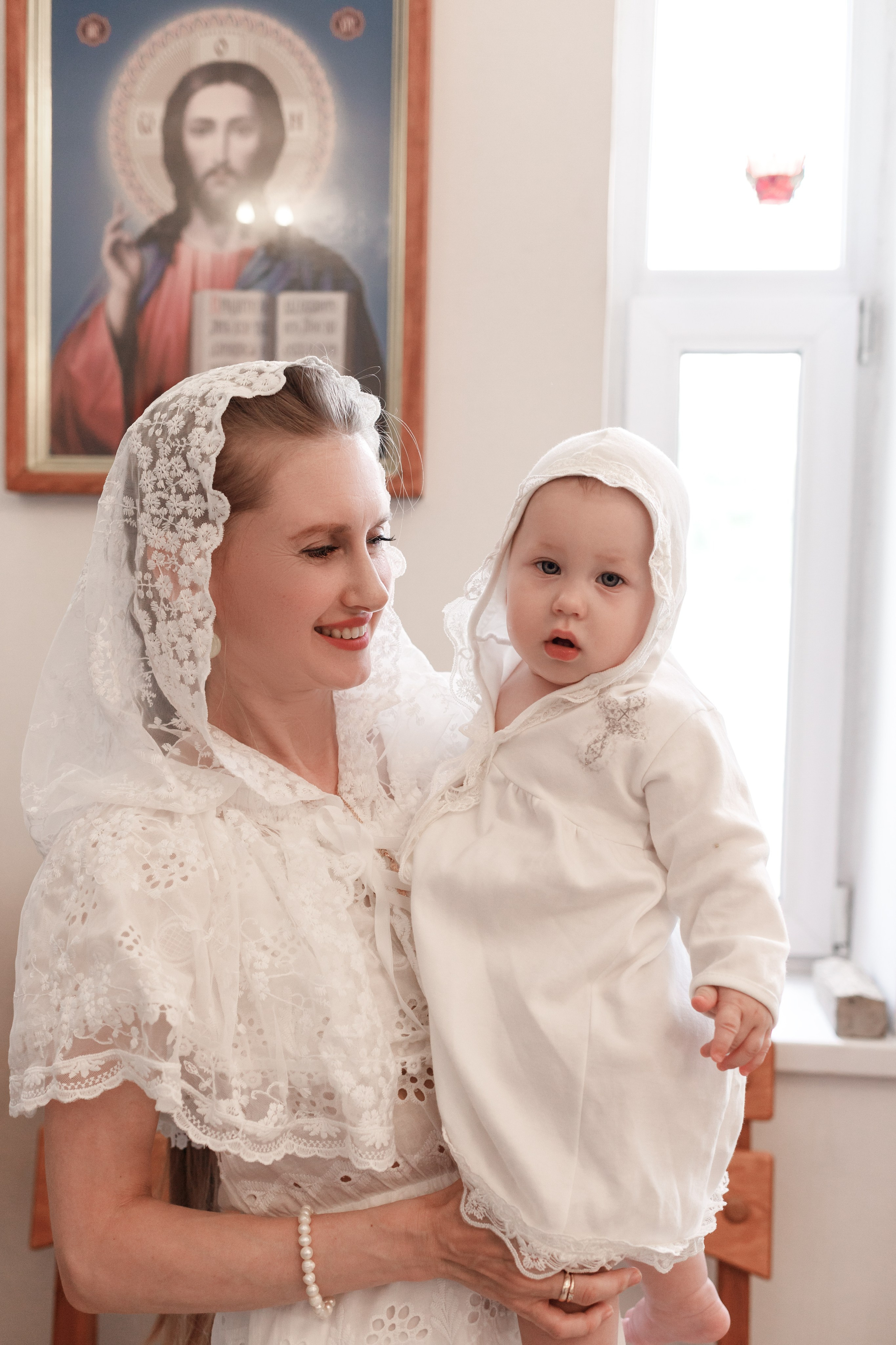 Крещение Василисы. Фотограф новорожденных в г. Оренбурге Екатерина Козлова