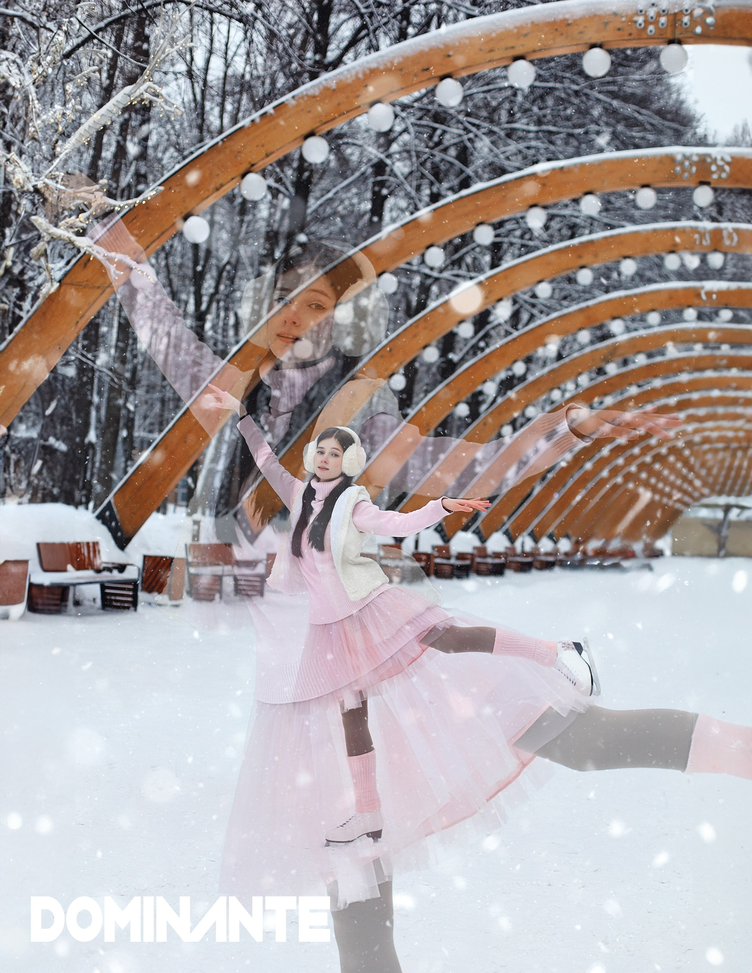 Девушка на льду. Фотограф в Смоленске Ася Польшина