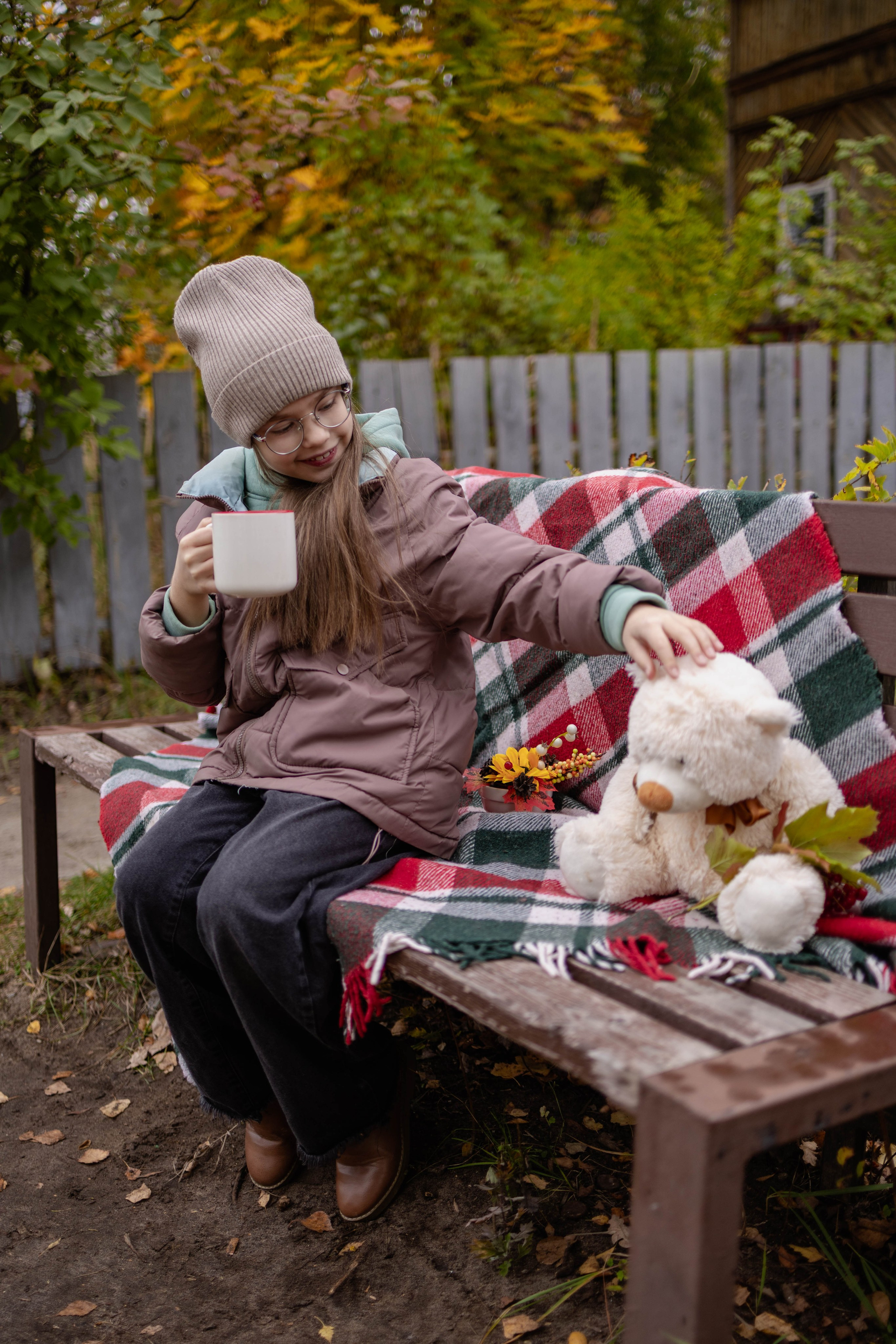 Пикник у дома. Осень. Семейный фотограф в Дзержинске Наталья Лаэтина