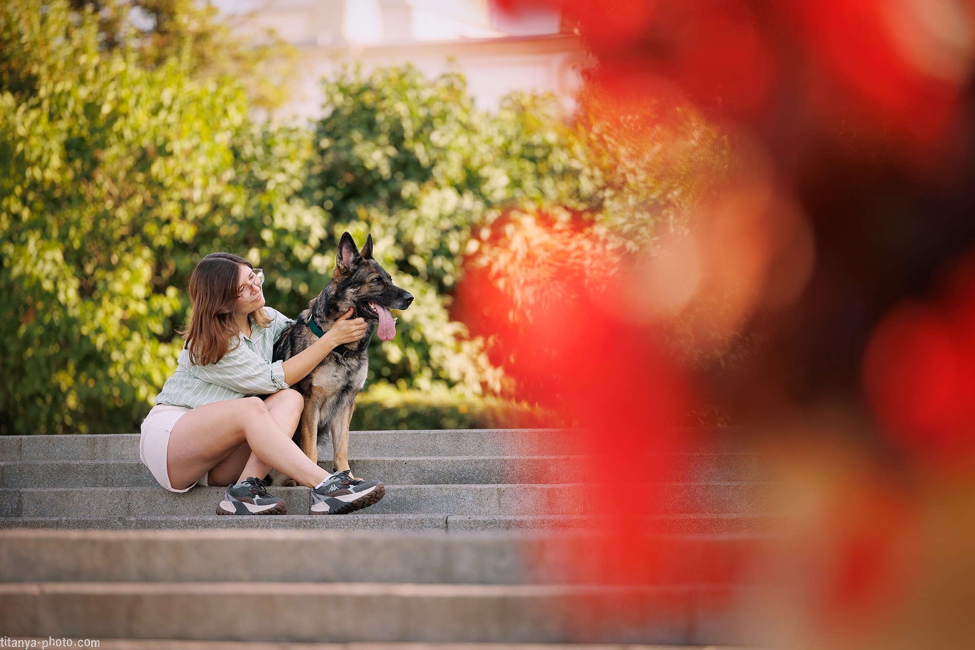 Маша и Харпи. Фотограф собак, фотограф-анималист Аня Титова (Titanya). Москва