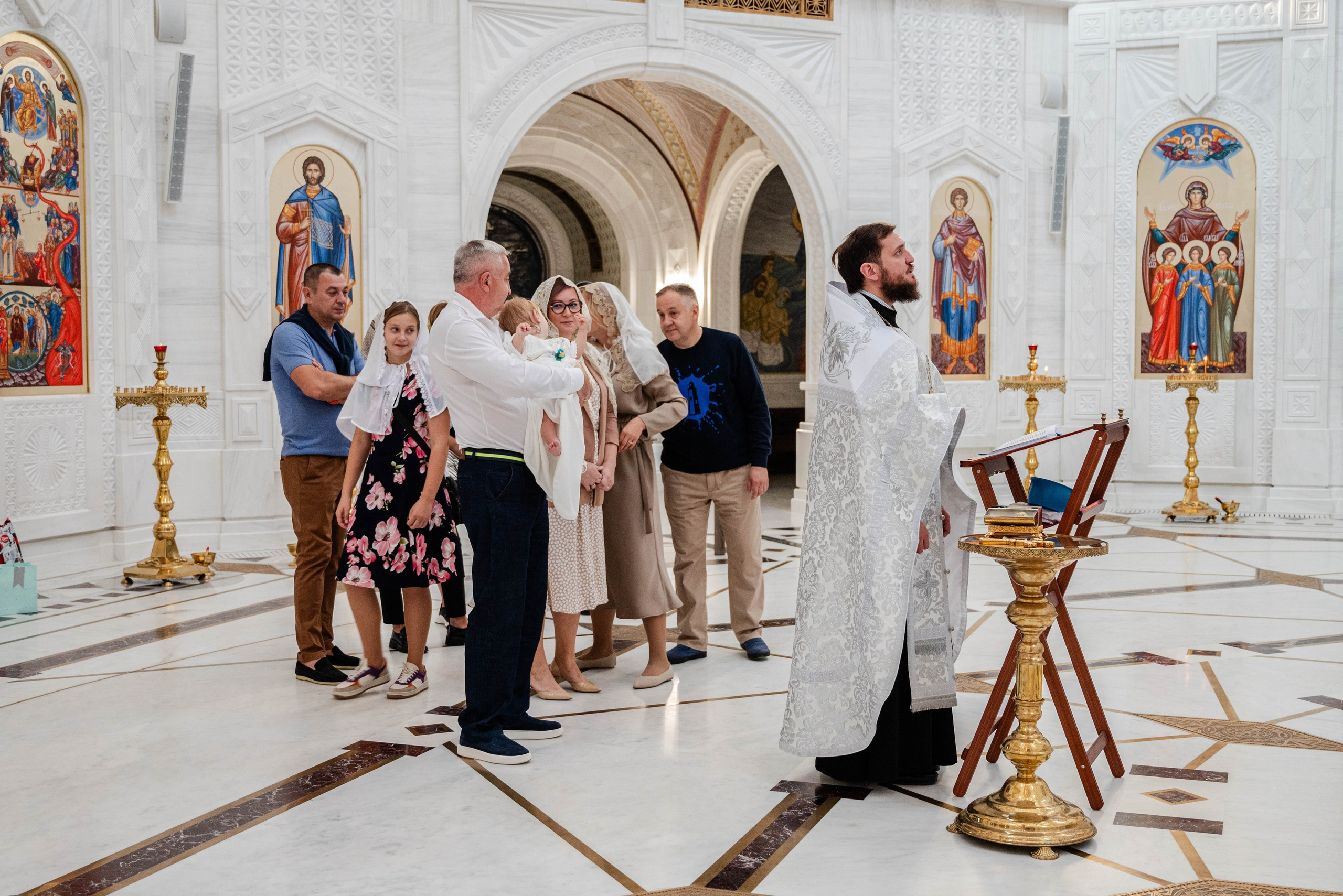 Крещение Олеся. Семейный и детский фотограф Москва