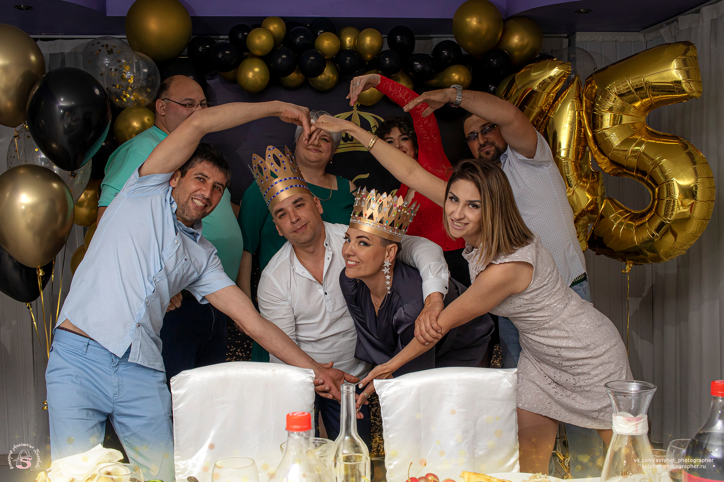Репортажная фотосъёмка Юбилея 45 для Евгения в «Райской Долине». Фотограф Анастасия Белякова в Санкт-Петербурге и Гатчине