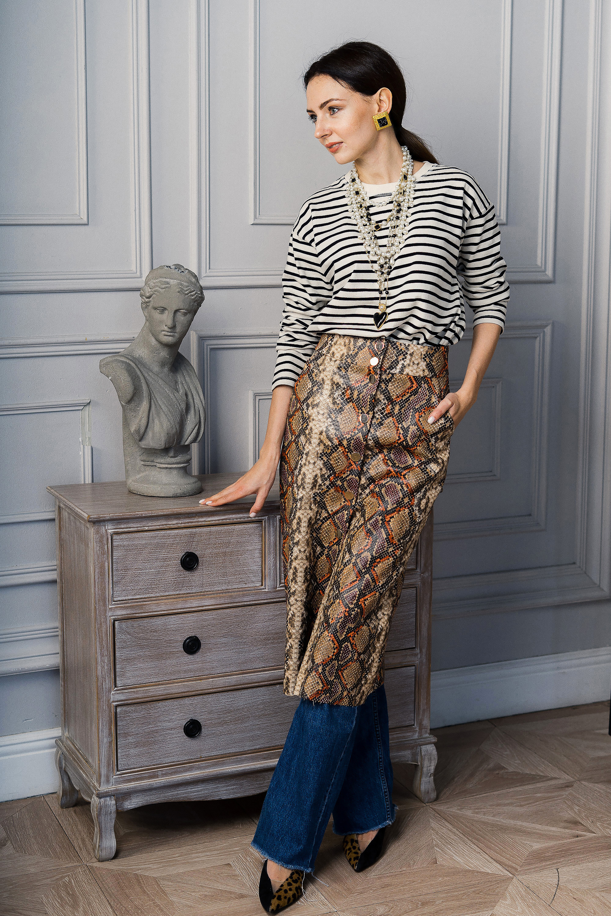 Фотосессия для стилиста в Москве в светлой фотостудии