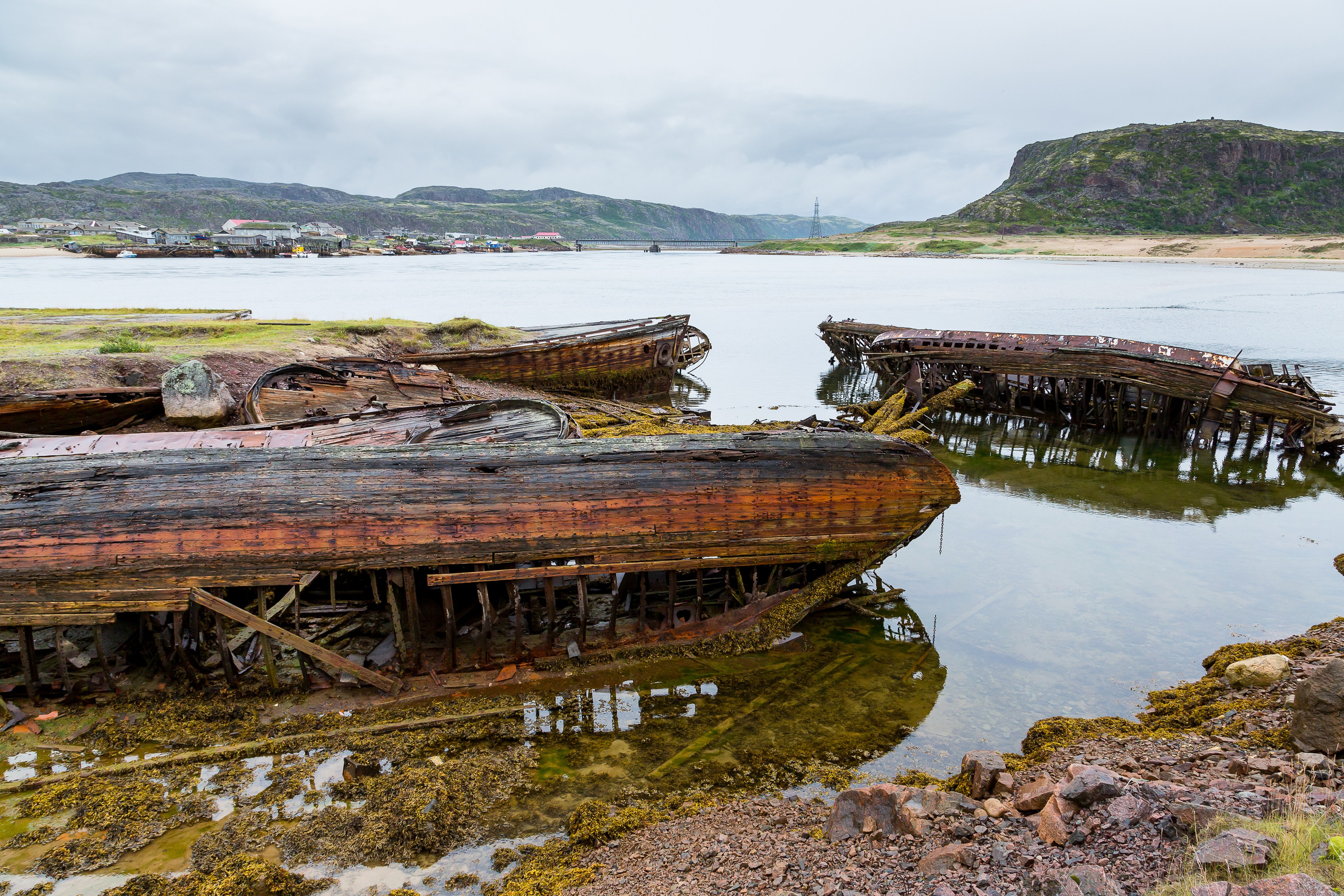 Териберка. Пейзажи Крайнего Севера. Баренцево море, Рыбачий, Средний, Немецкий