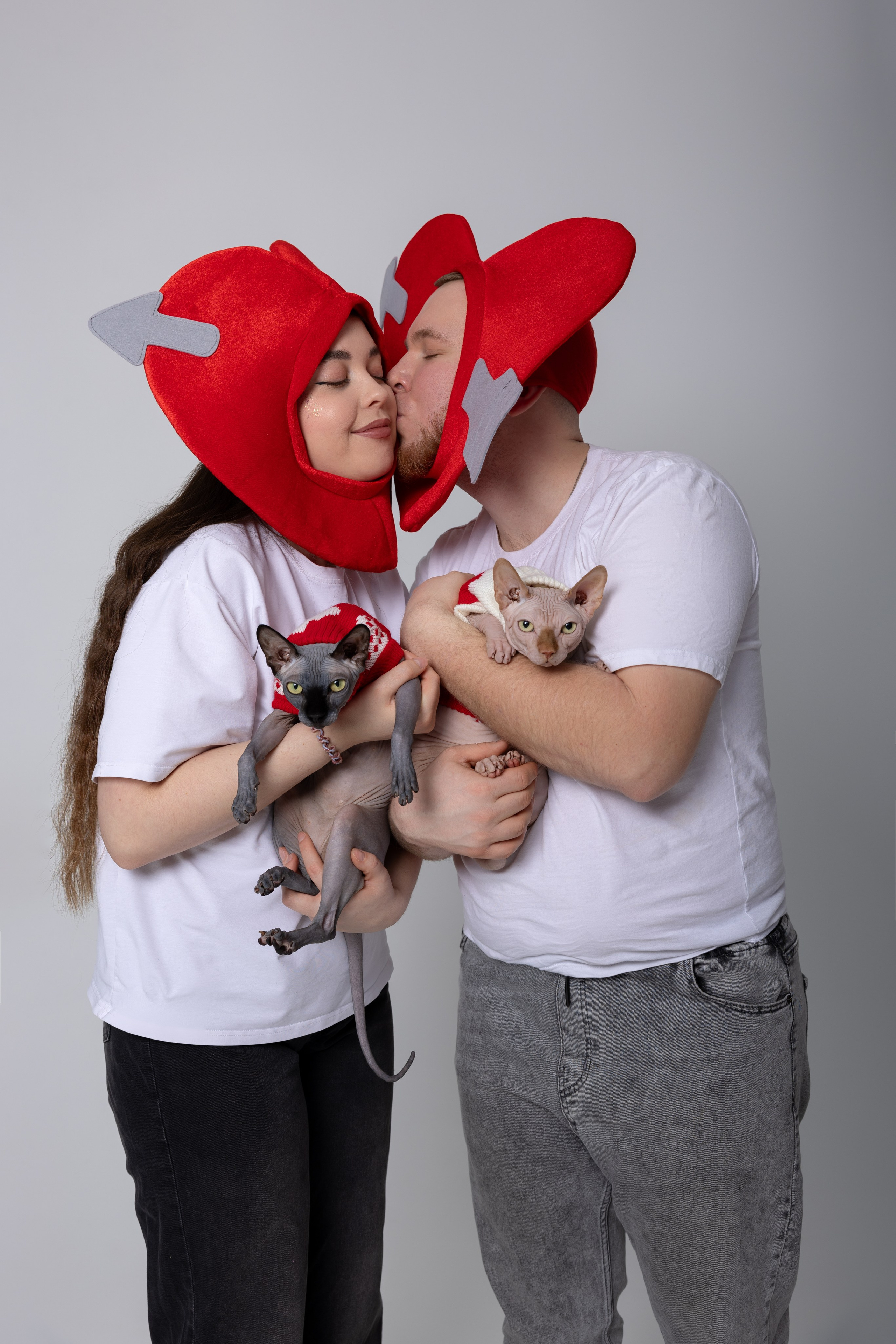 Маргарита и Никита и их сфинксы. Фотограф в Санкт-Петербурге Козырь Олеся