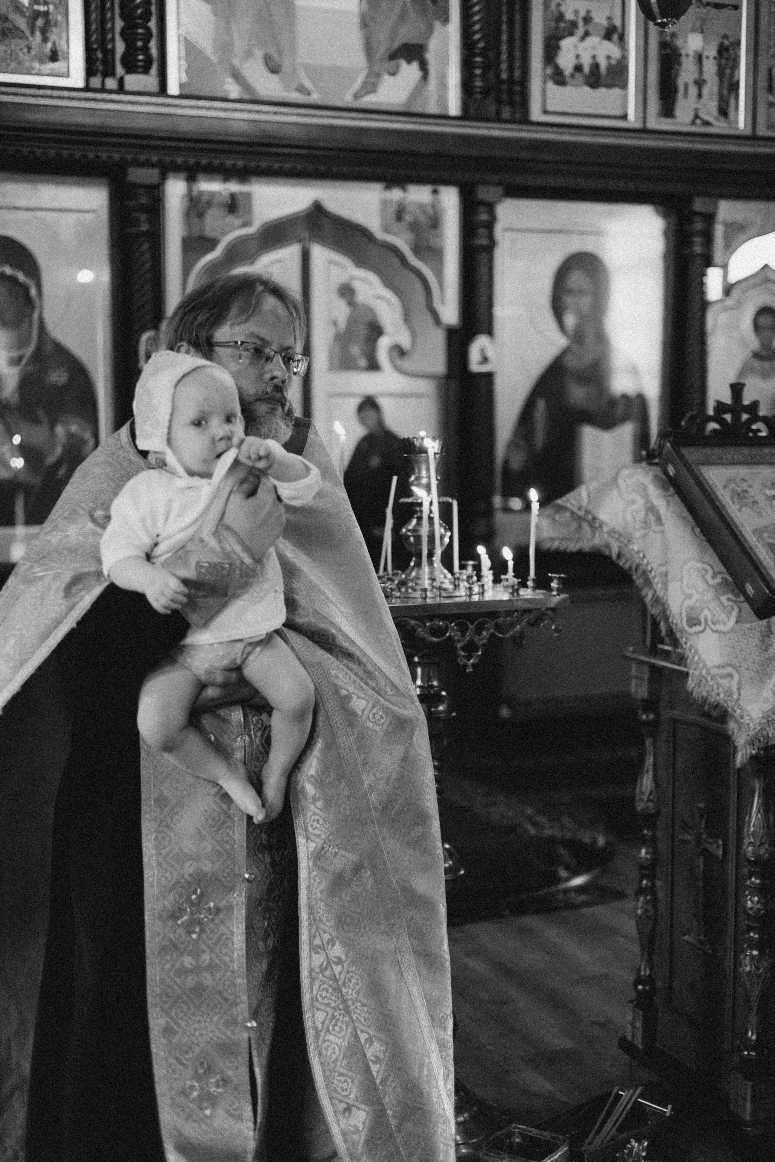Крещение Василисы. Семейный фотограф в Москве Любовь Переседова