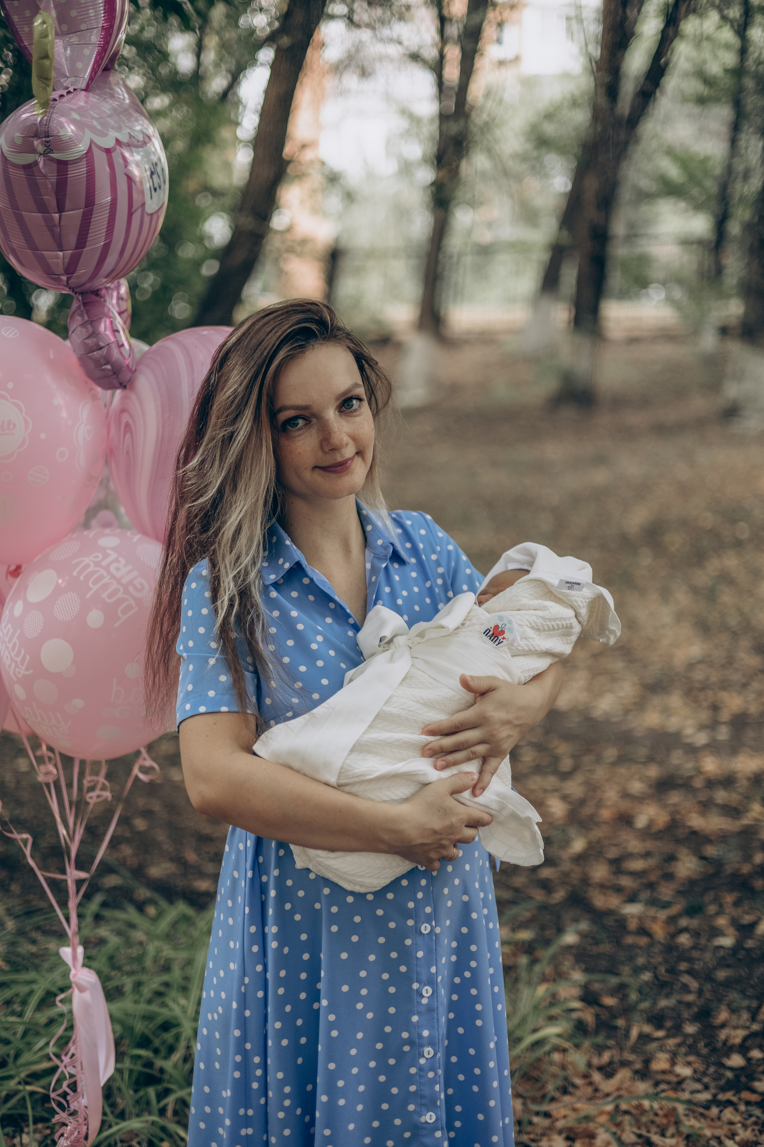 Выписка Яны из роддома. Семейный фотограф в Москве Любовь Переседова