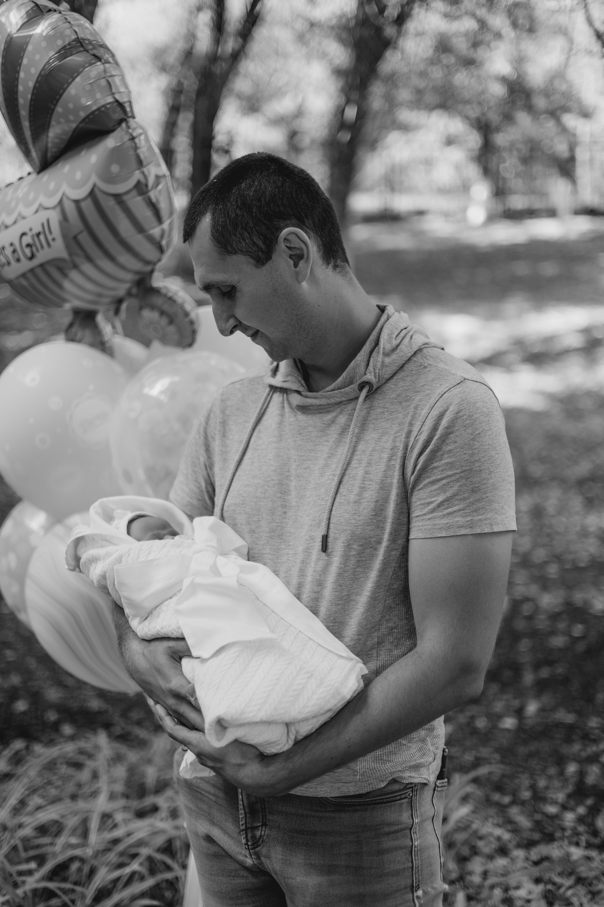Выписка Яны из роддома. Семейный фотограф в Москве Любовь Переседова