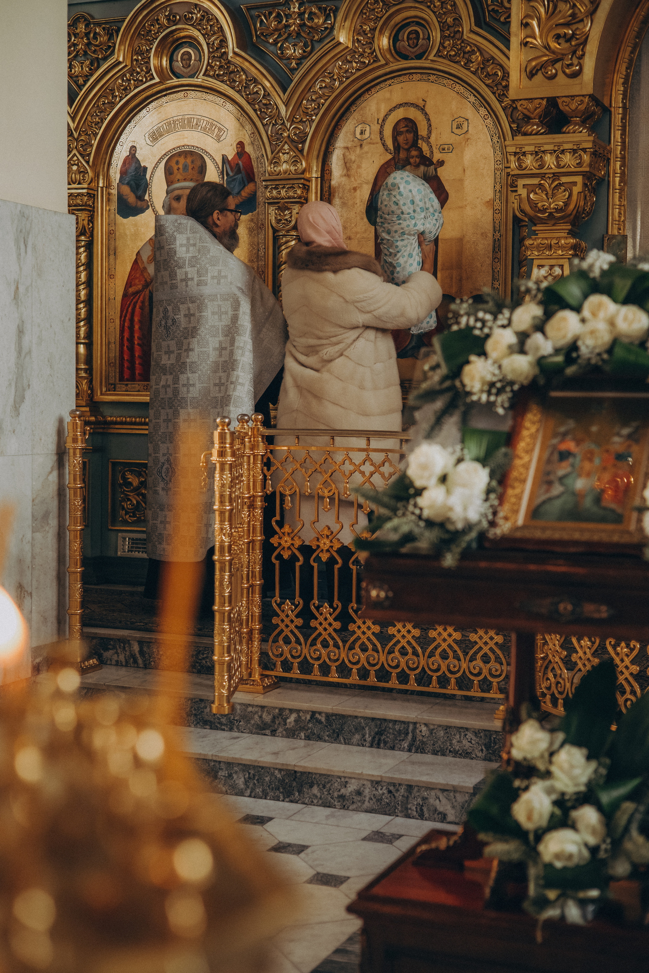 Крещение Ксюши, Миши и Маши. Семейный фотограф в Москве Любовь Переседова