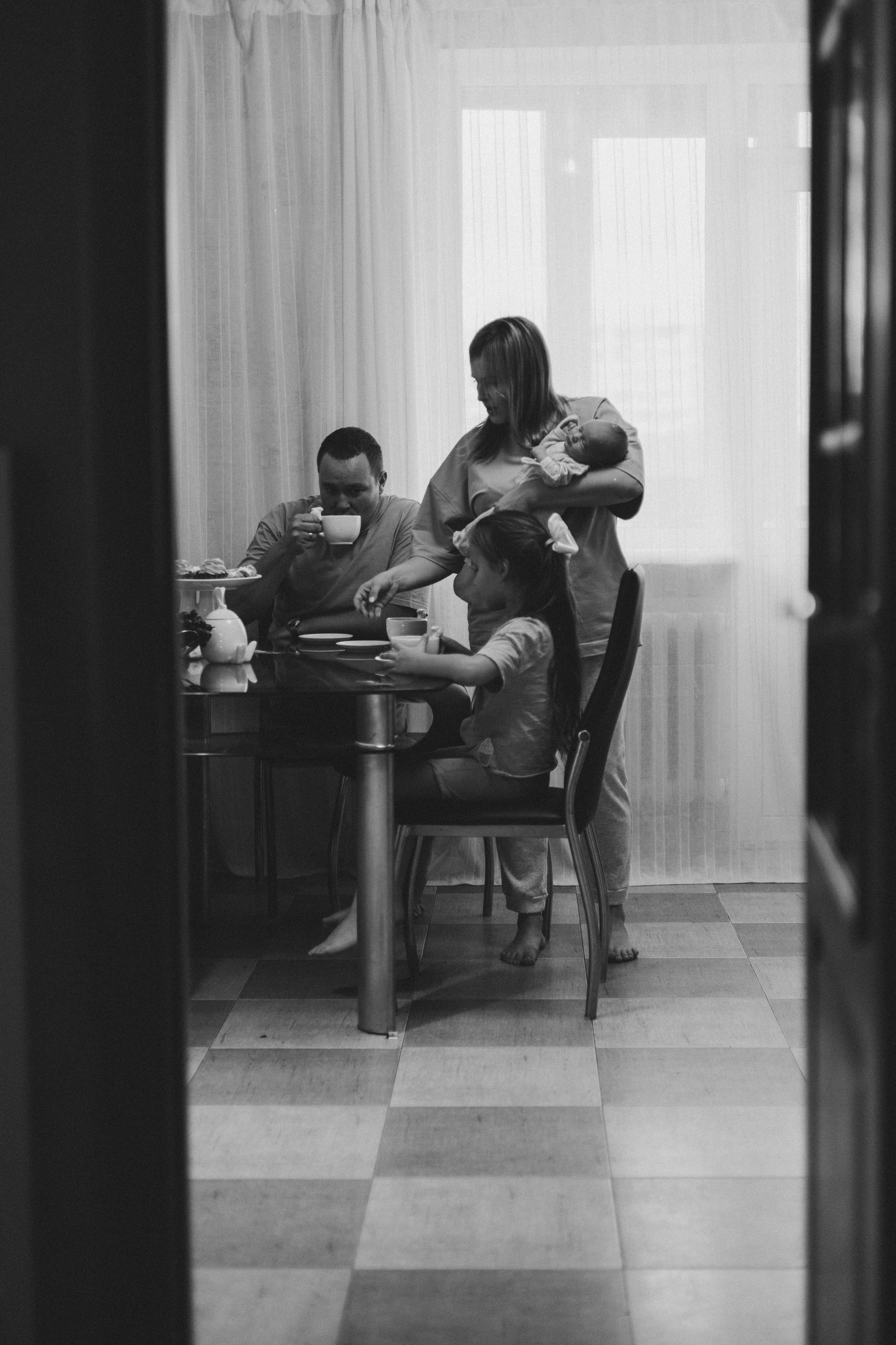 Дима, Таня, Аврора и Ярик. Семейный фотограф в Москве Любовь Переседова