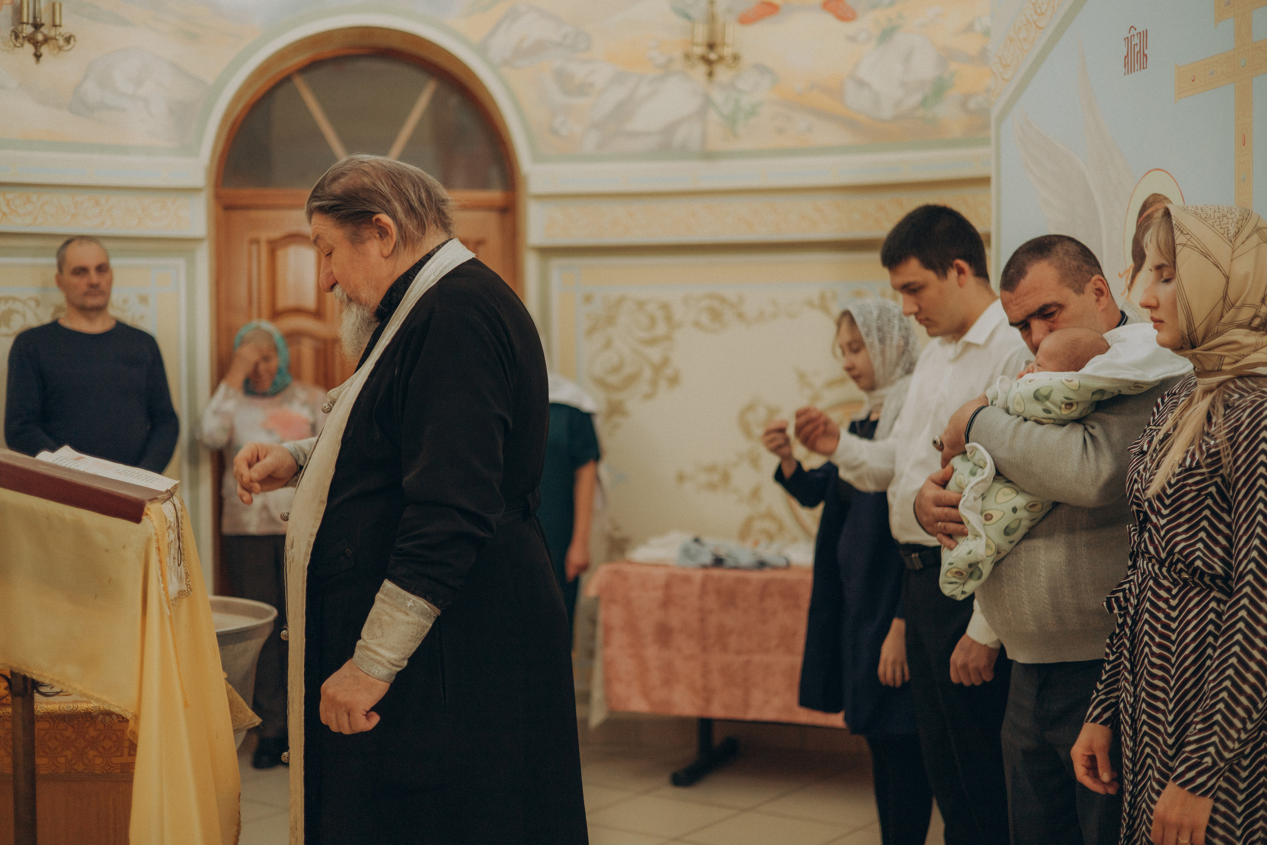 Крещение Кости. Семейный фотограф в Москве Любовь Переседова
