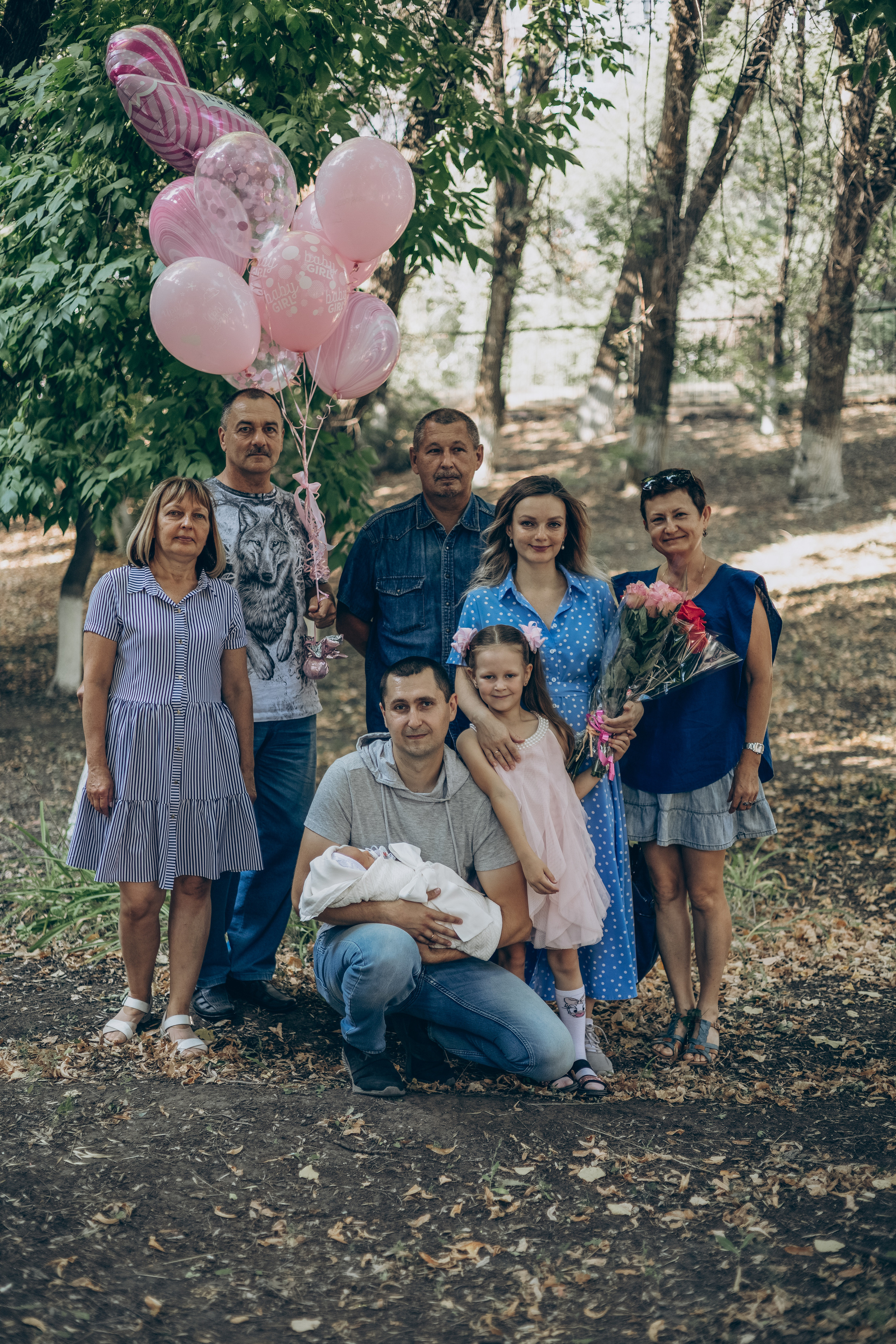 Выписка Яны из роддома. Семейный фотограф в Москве Любовь Переседова