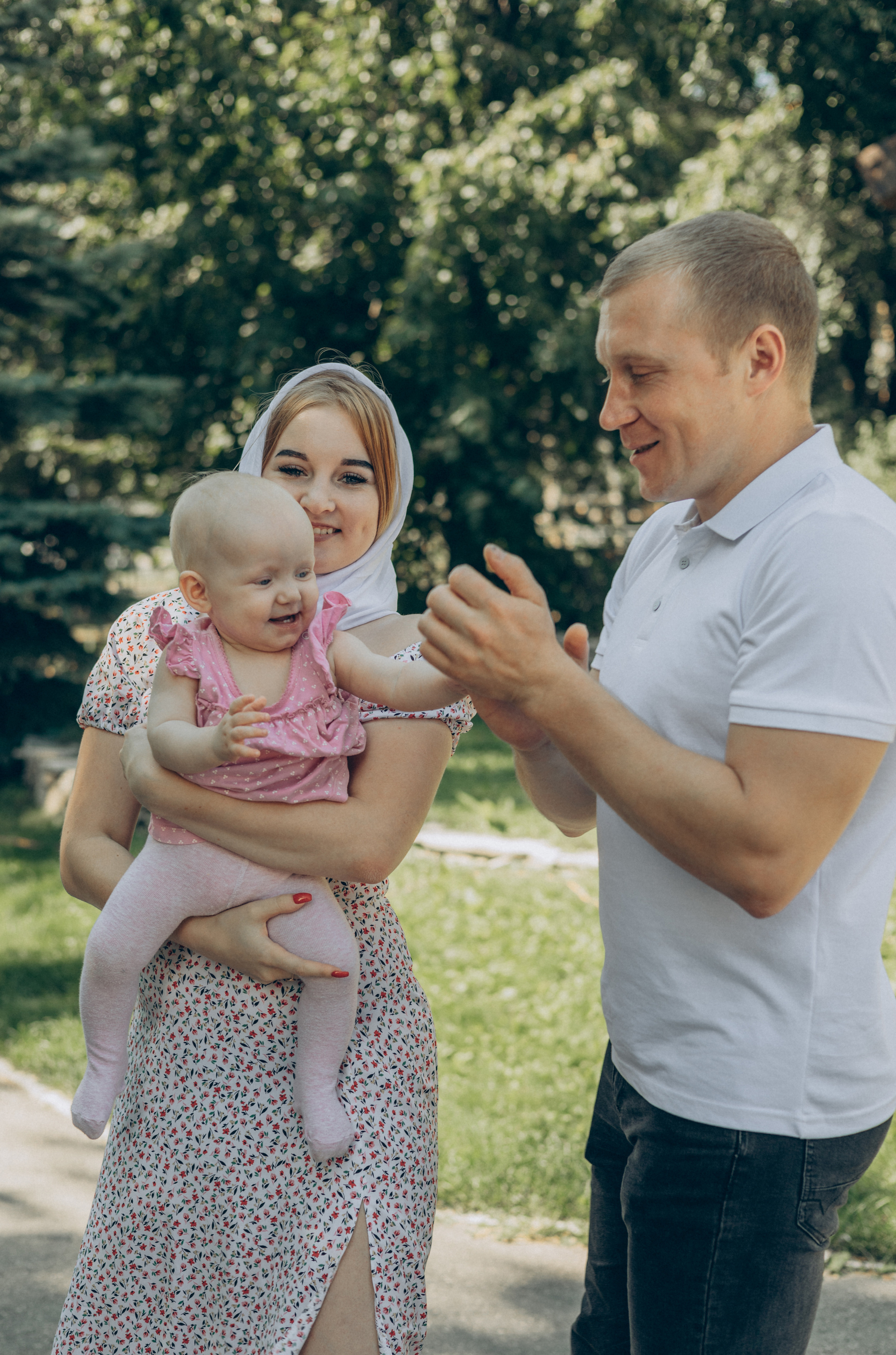 Крещение Василисы. Семейный фотограф в Москве Любовь Переседова