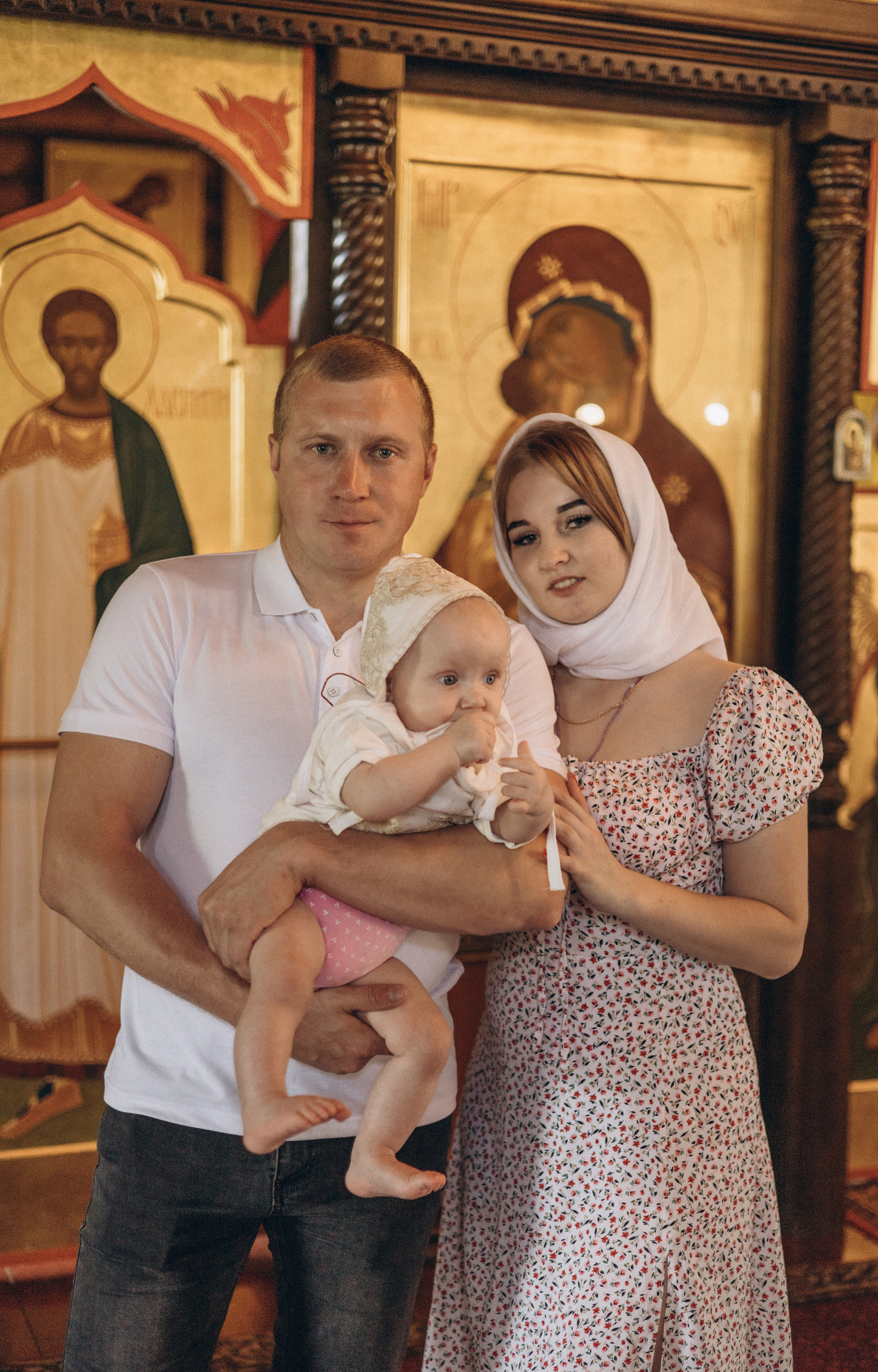 Крещение Василисы. Семейный фотограф в Москве Любовь Переседова