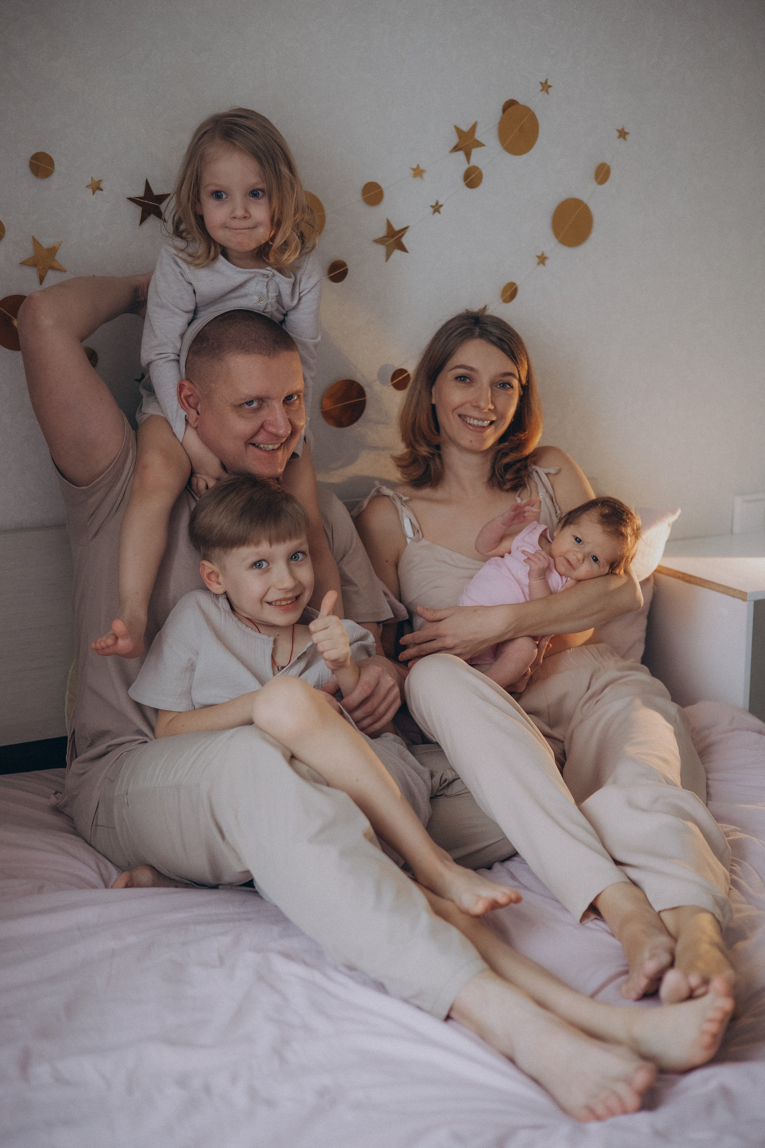 Леша, Таня, Дима, Алена и Майя. Семейный фотограф в Москве Любовь Переседова