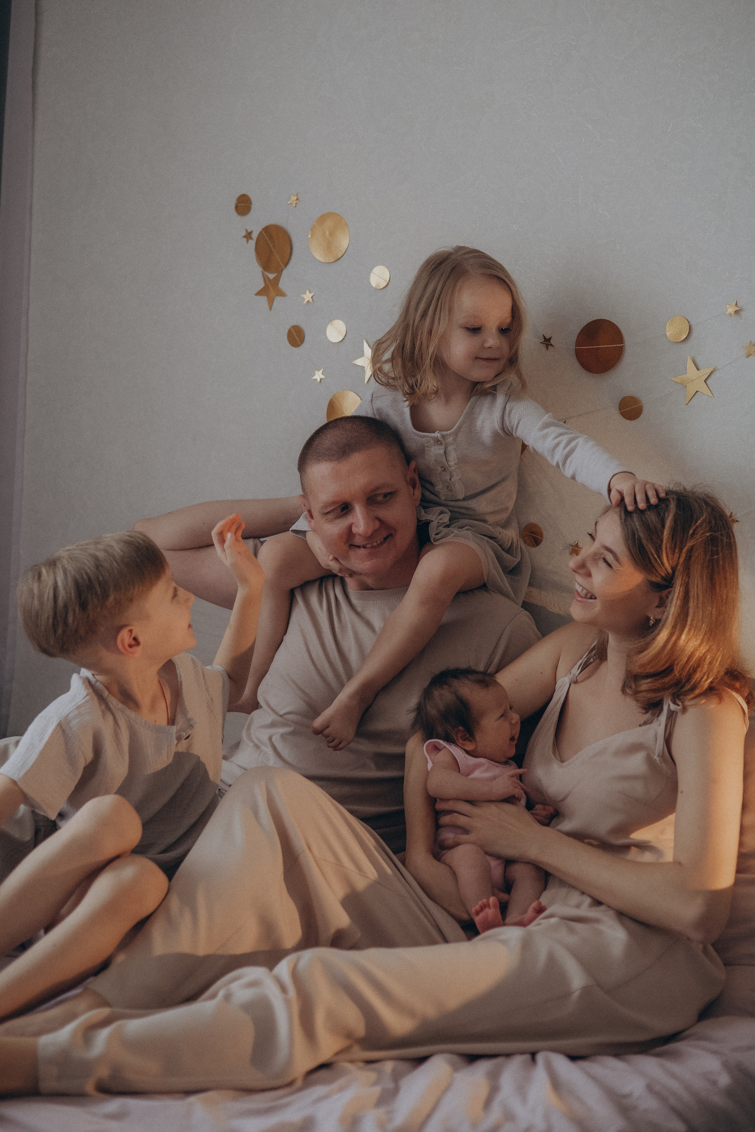 Леша, Таня, Дима, Алена и Майя. Семейный фотограф в Москве Любовь Переседова