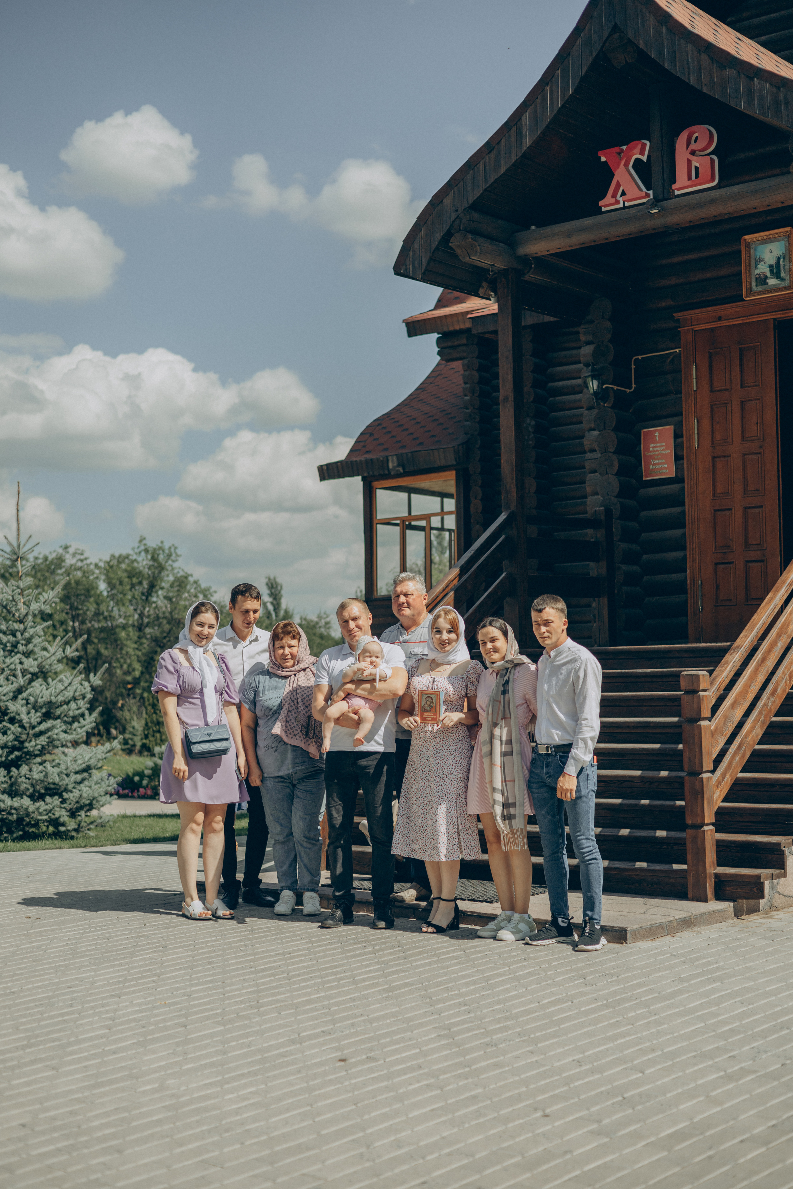 Крещение Василисы. Семейный фотограф в Москве Любовь Переседова