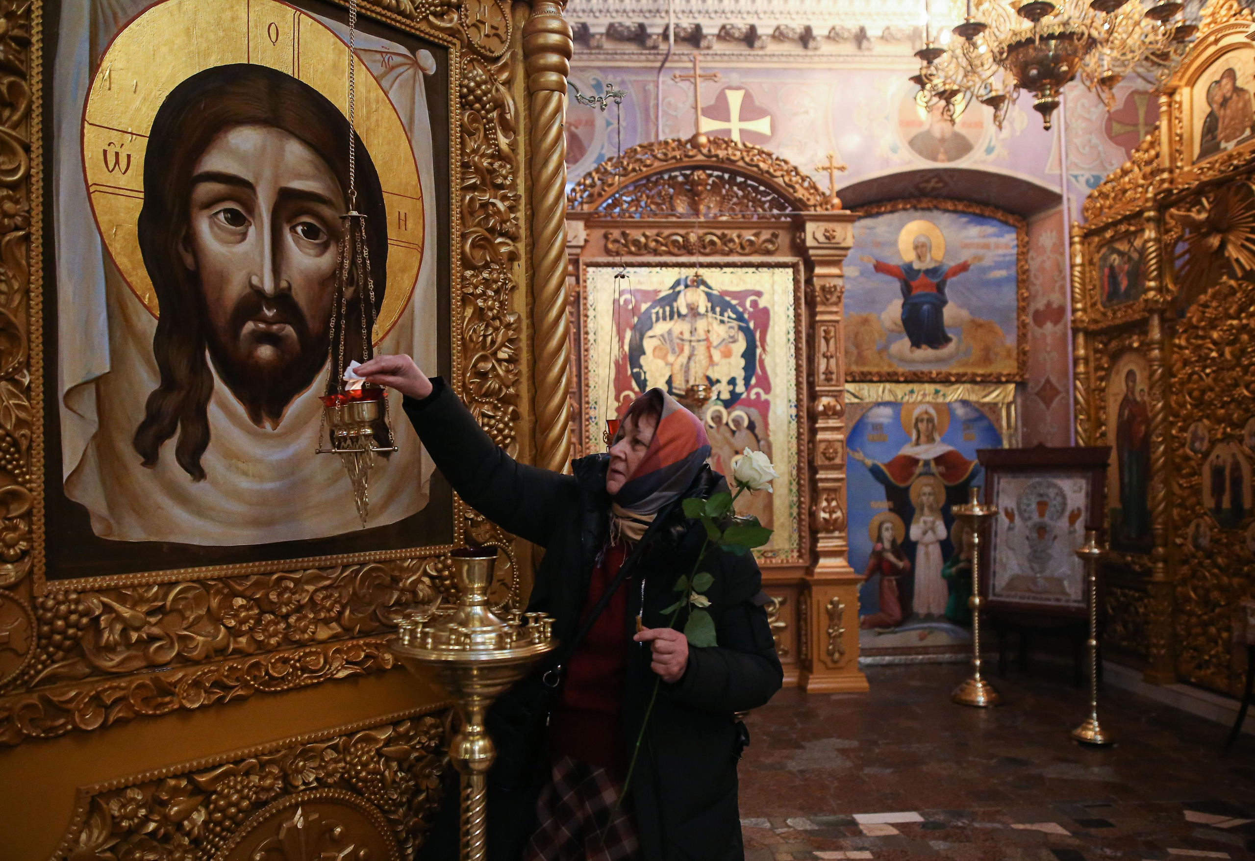 Божественная литургия в Христорождественском храме с. Михалёво. Семейный и детский фотограф Анна Петракова