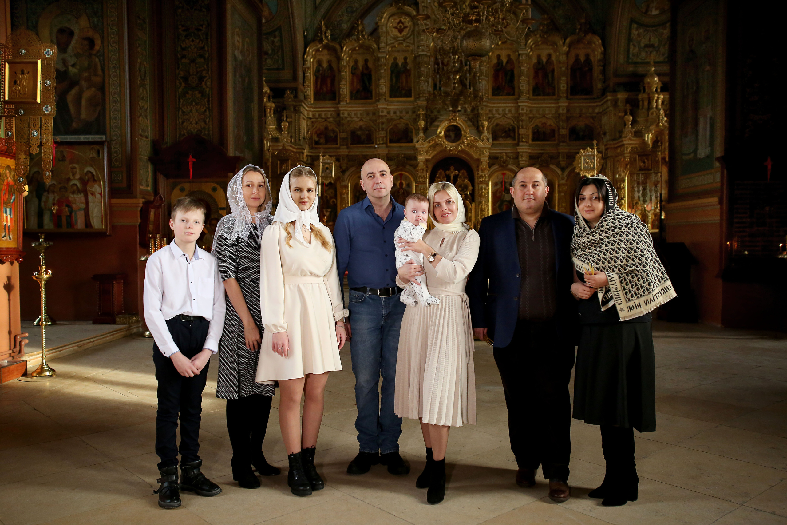 Крещение Александра. Семейный и детский фотограф Анна Петракова