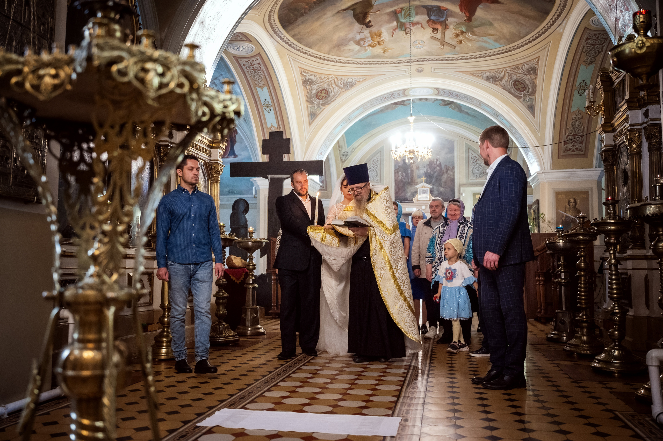 Венчание Сергея и Дарьи. Семейный и детский фотограф Анна Петракова