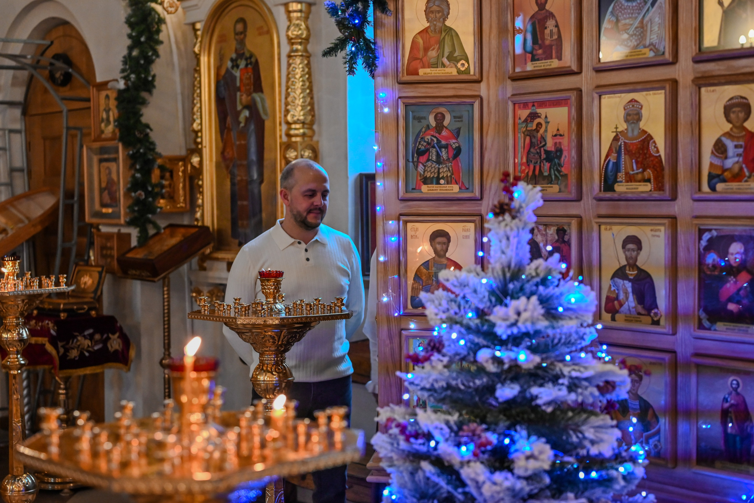 Крещение Совхоз Ленина. Семейный и детский фотограф Москва