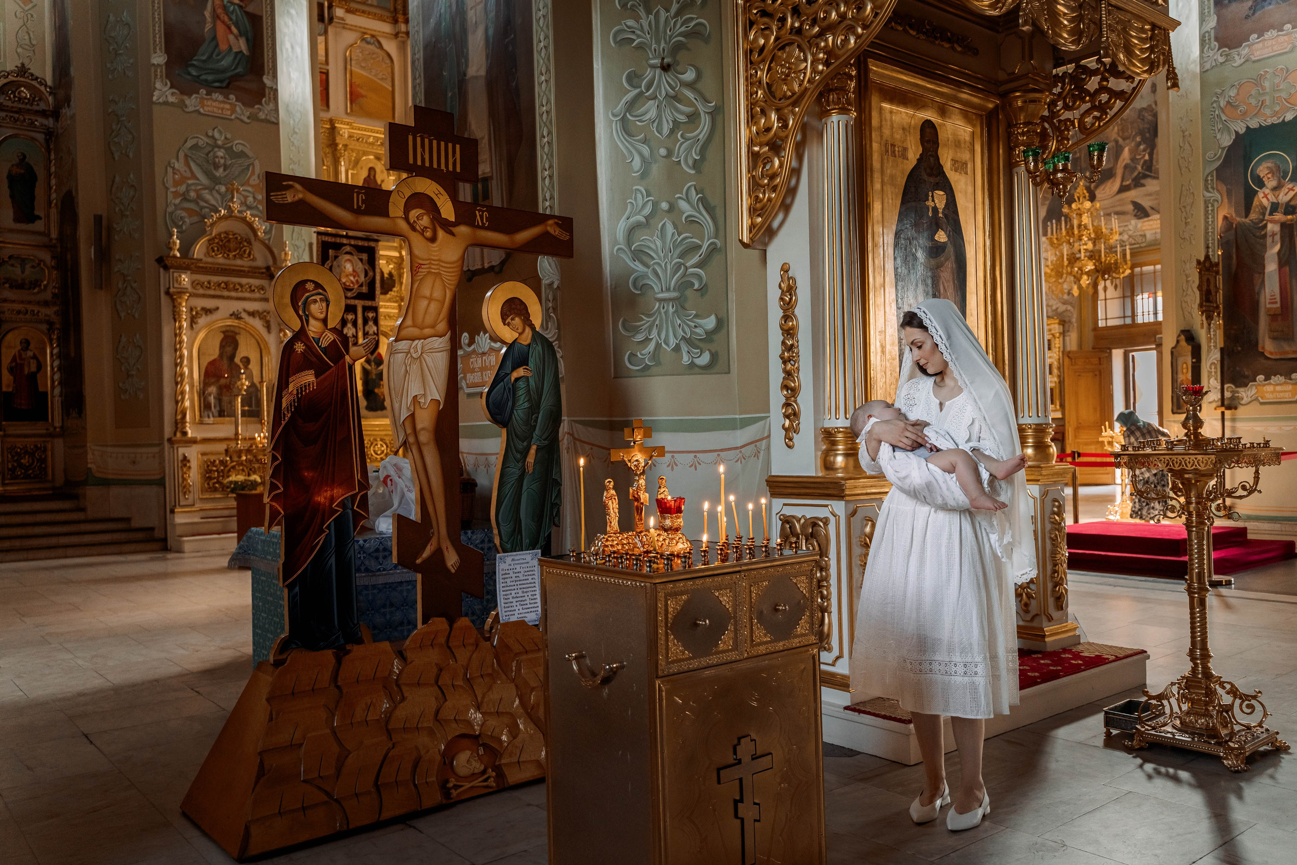 Крещение Савелия, Храм Покрова Пресвятой Богородицы. Семейный фотограф в Саратове