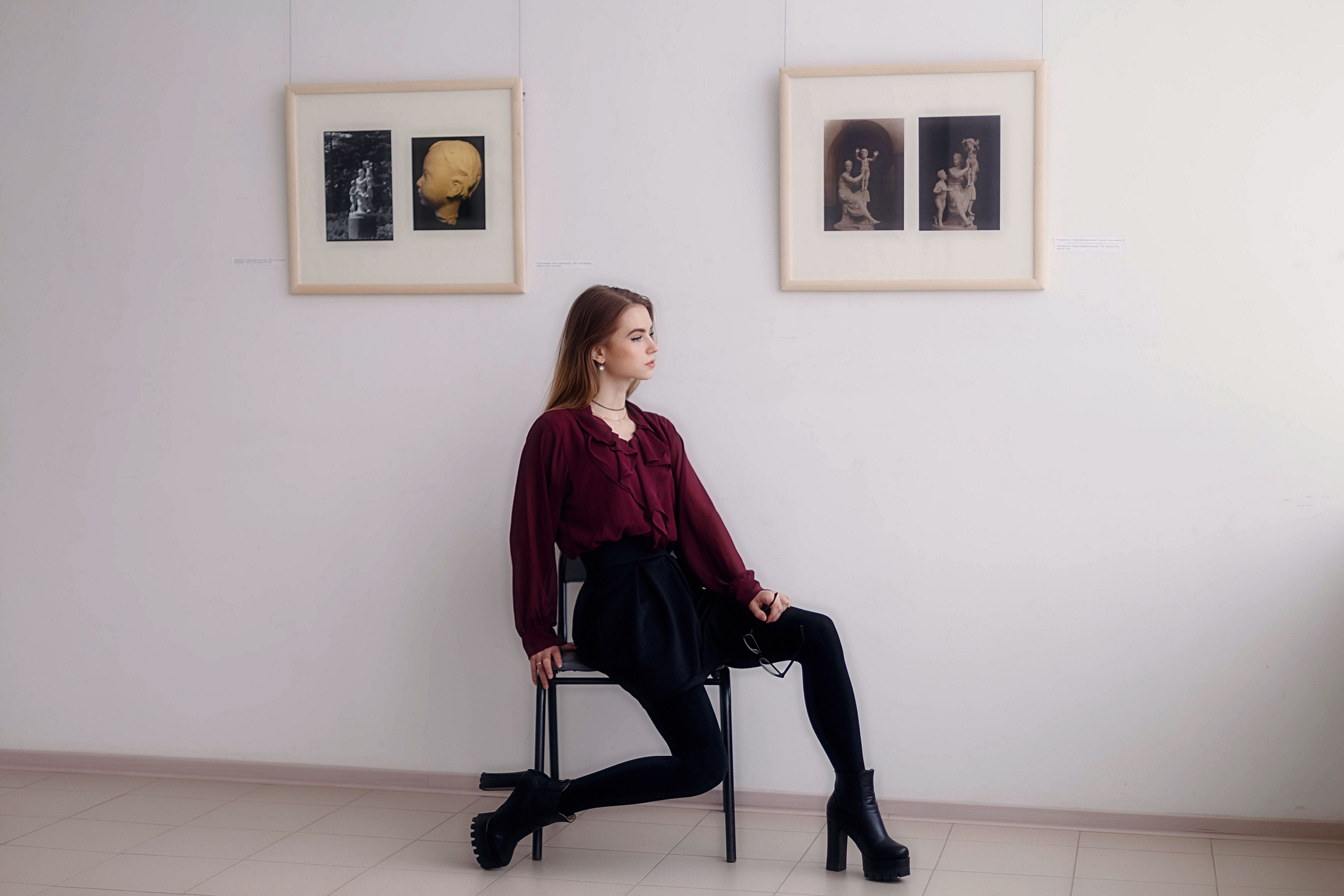 Фотосессия с Машей в Чувашском художественном музее. Портретный и репортажный фотограф в Чебоксарах Андриян Чаркин