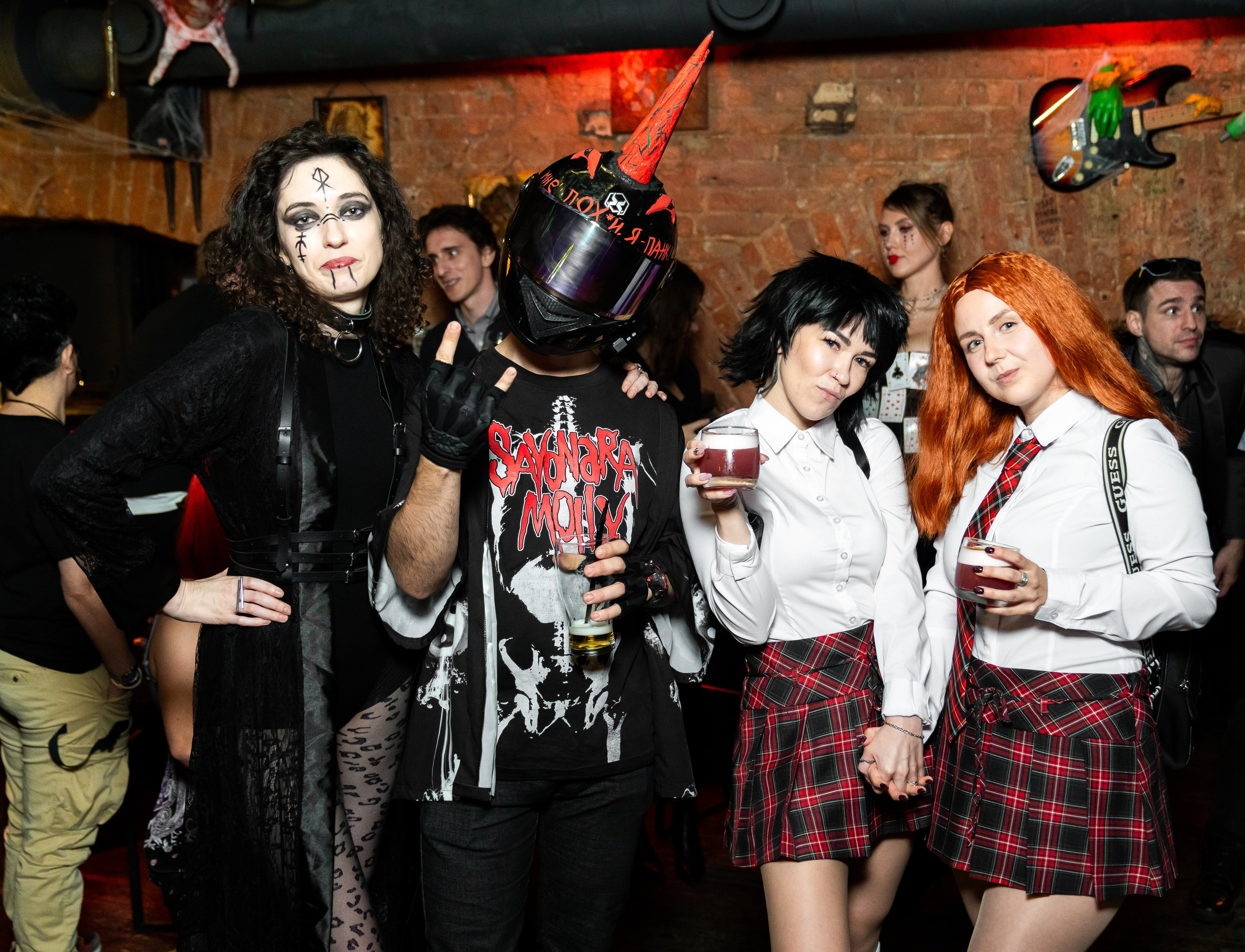 Helloween. Хэллоуин в баре Дебошир Санкт-Петербург. Halloween at the Debaser Bar in St. Petersburg. Хэллоуин в Санкт-Петербурге, бар Дебошир, хэллоуин, праздники