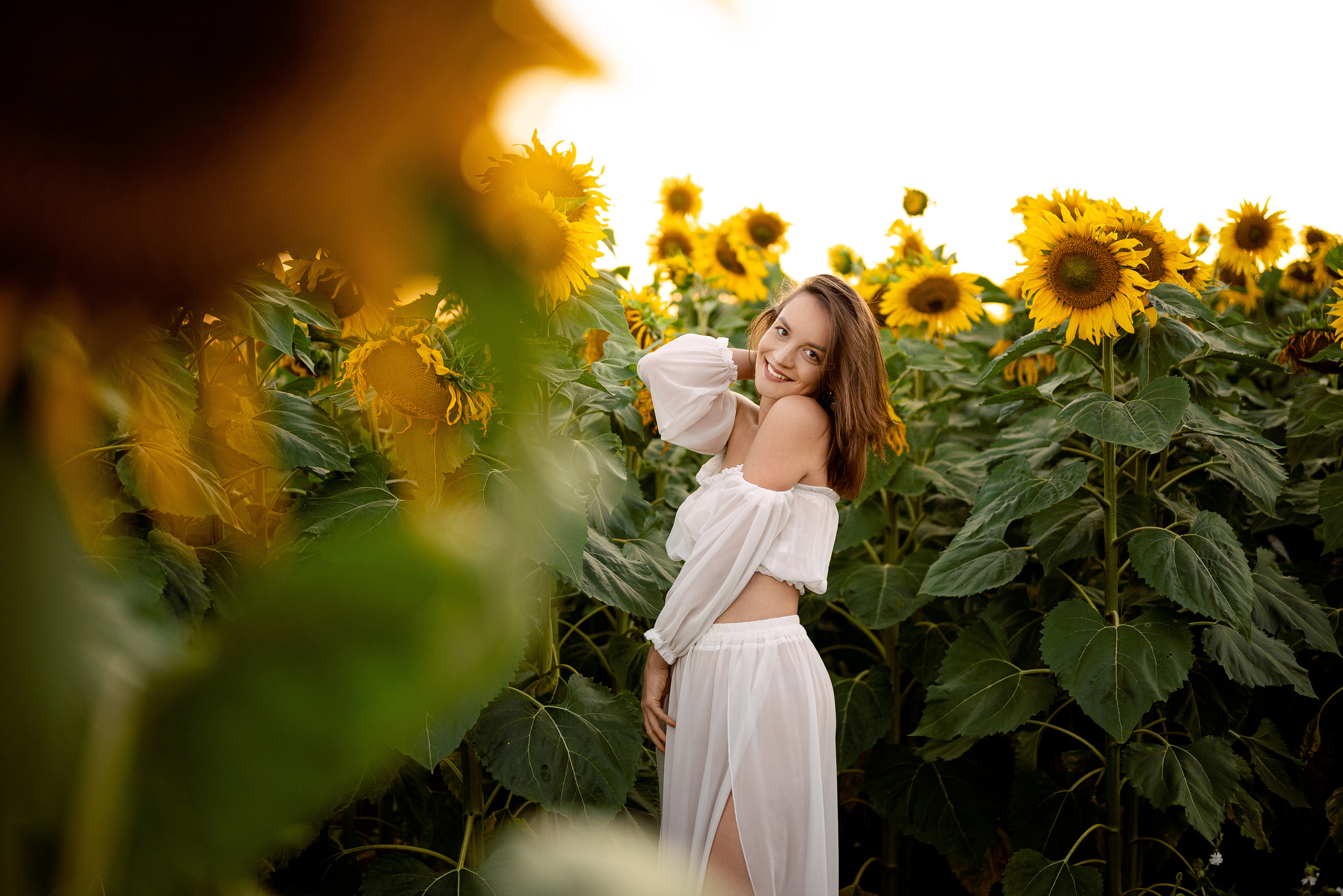 Подсолнуховый вечер. Свадебный и портретный фотограф в Минске Наташа Каракулова