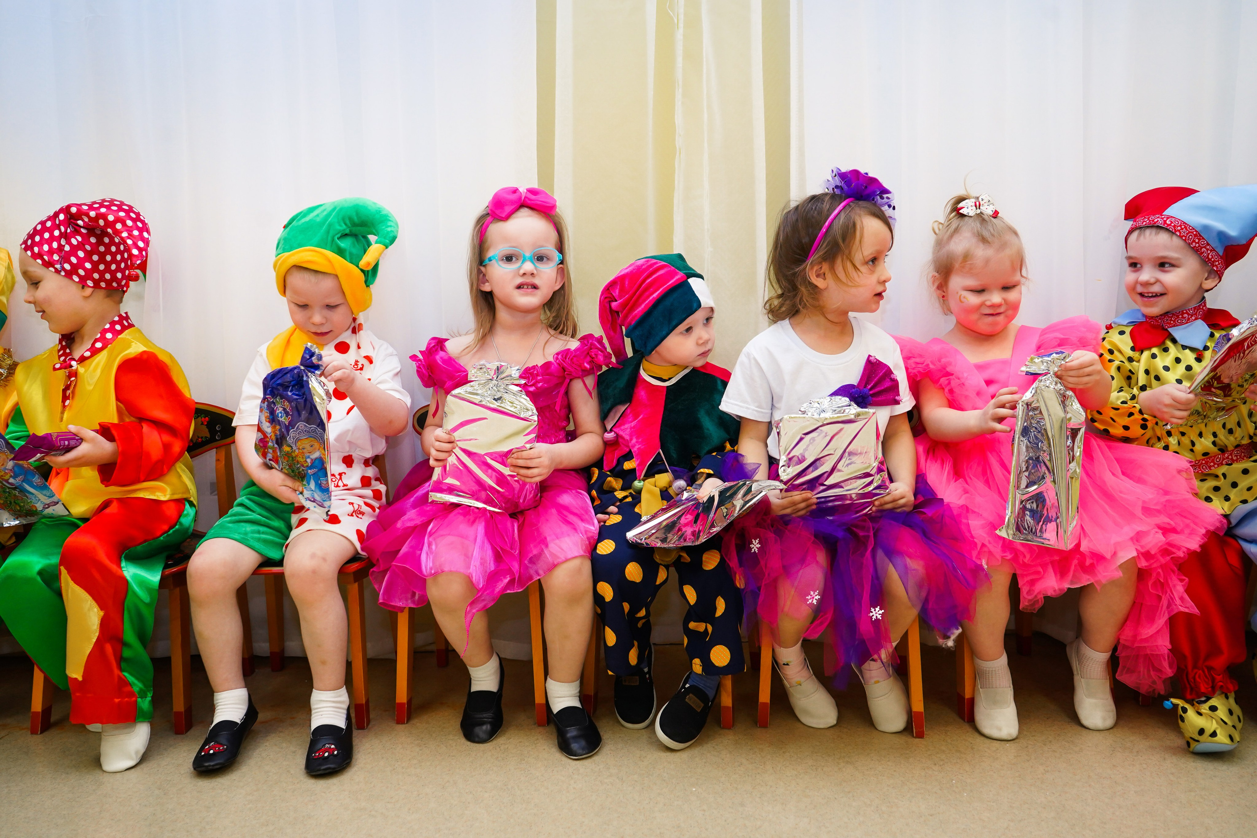 Новогодний утренник в садике. Семейный и портретный фотограф в Екатеринбурге Анна Лобанова