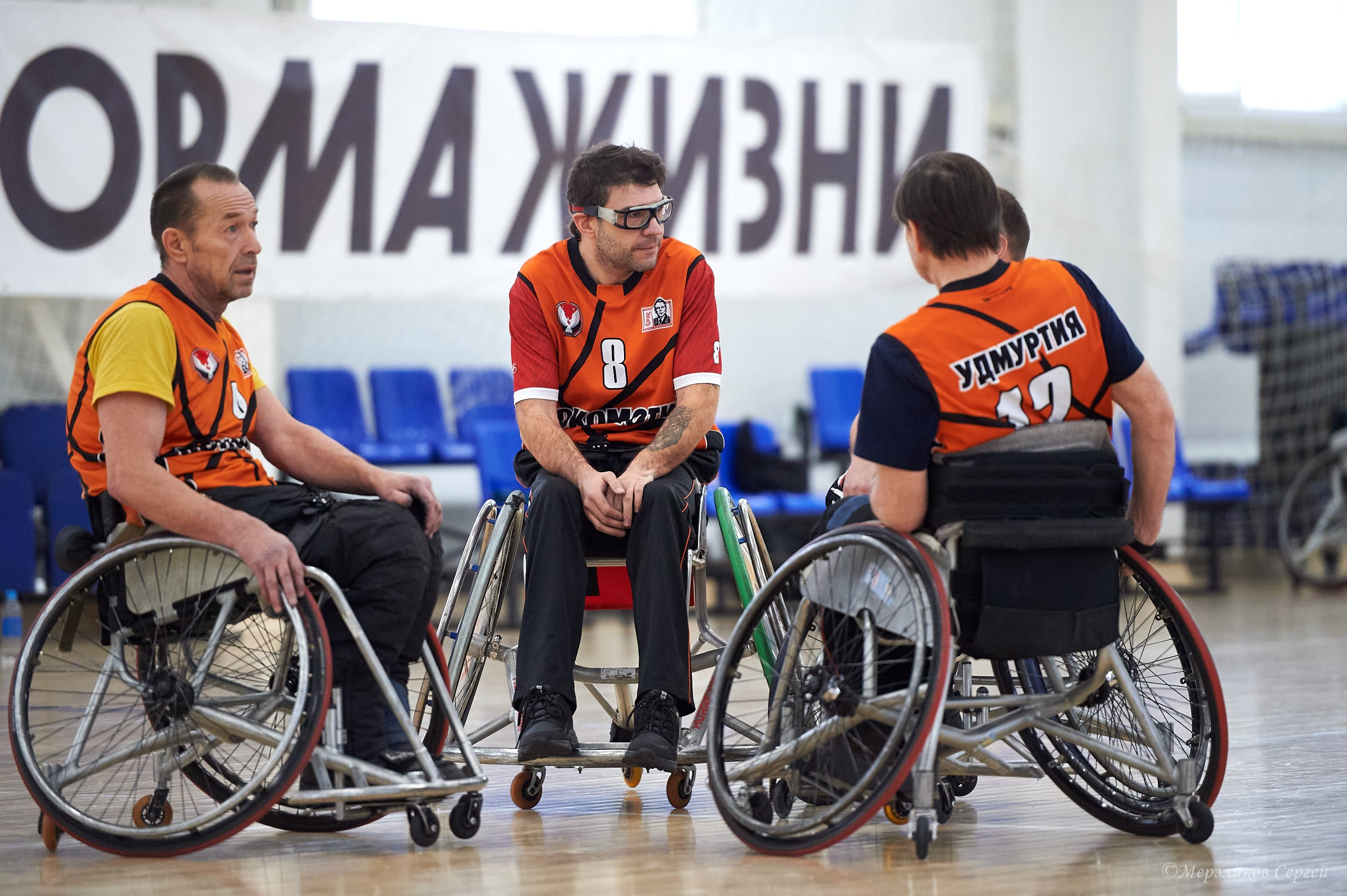 X традиционный Рождественский турнир по баскетболу на колясках. Ижевск. Спортивный репортажный фотограф в Ижевске Сергей Мерзляков
