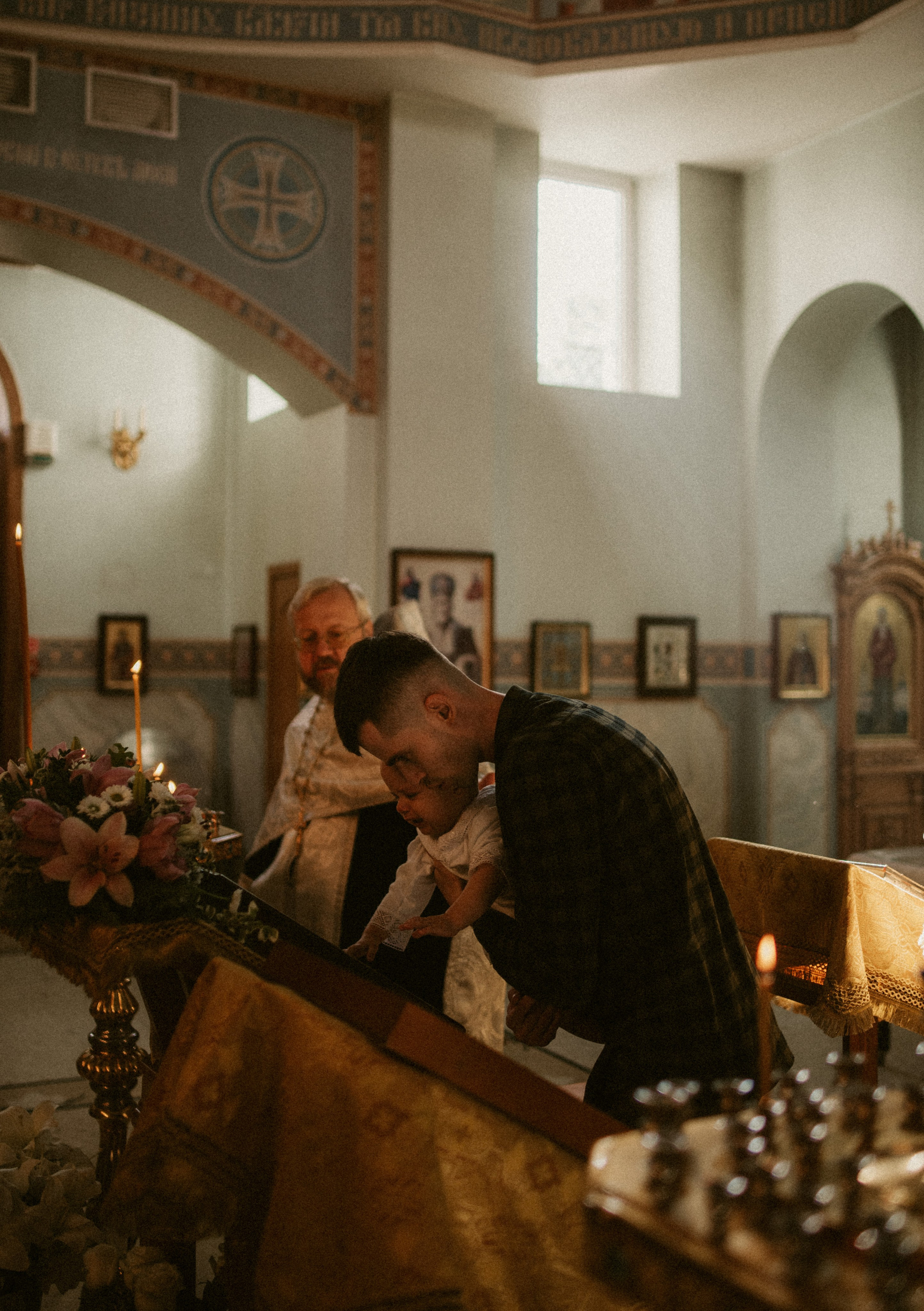 Таинство крещения Виктора. Семейный фотограф в Краснодаре