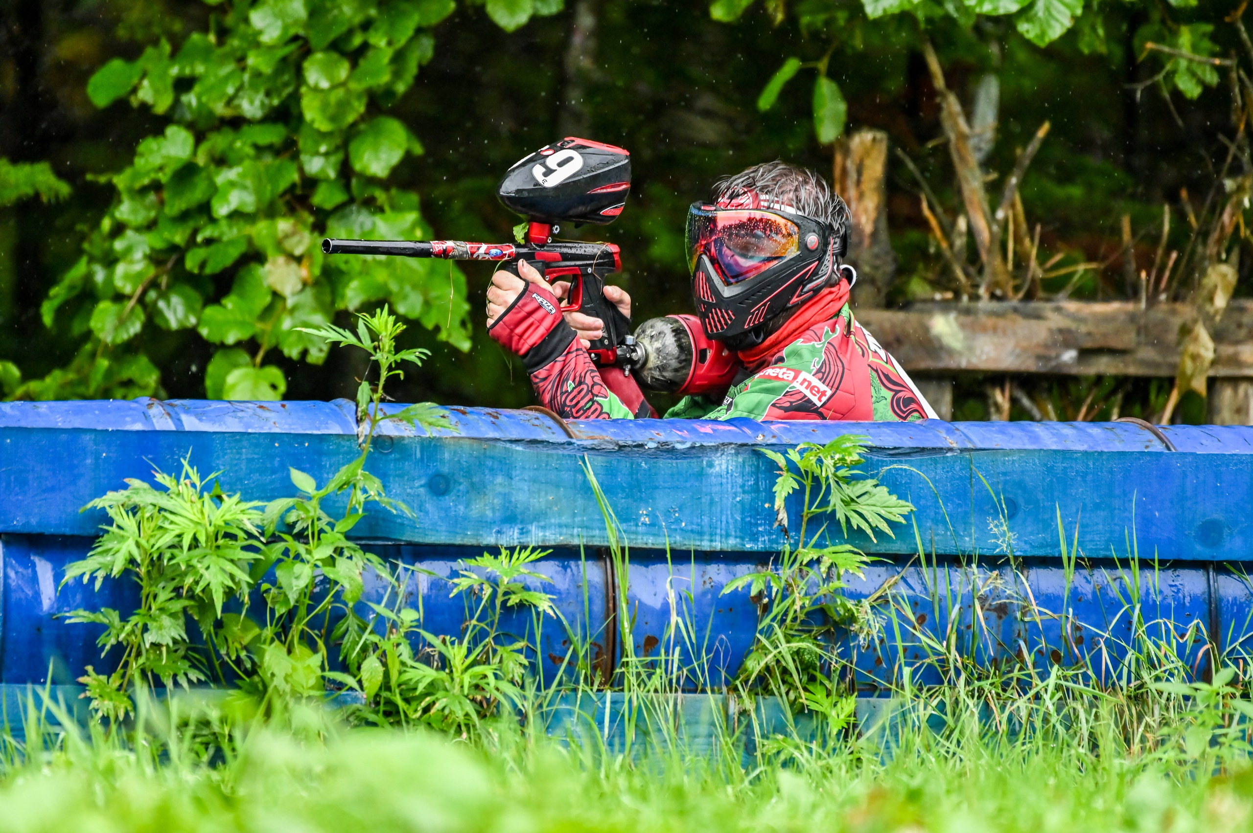 Пейнтбол в Дождь. Фоторепортажи Сахалина