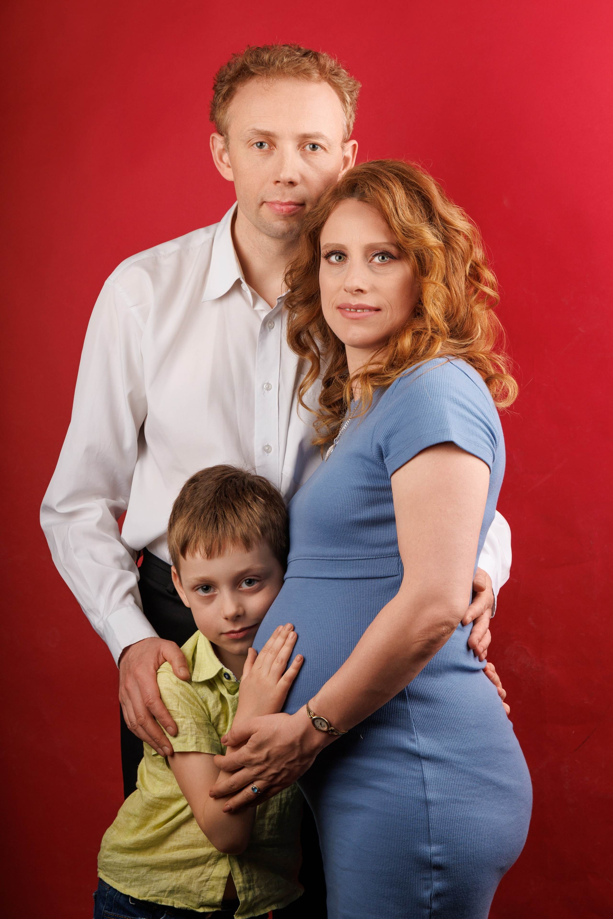 Семья Ольги в ожидании и после. Репортажной, Свадебный, школьный