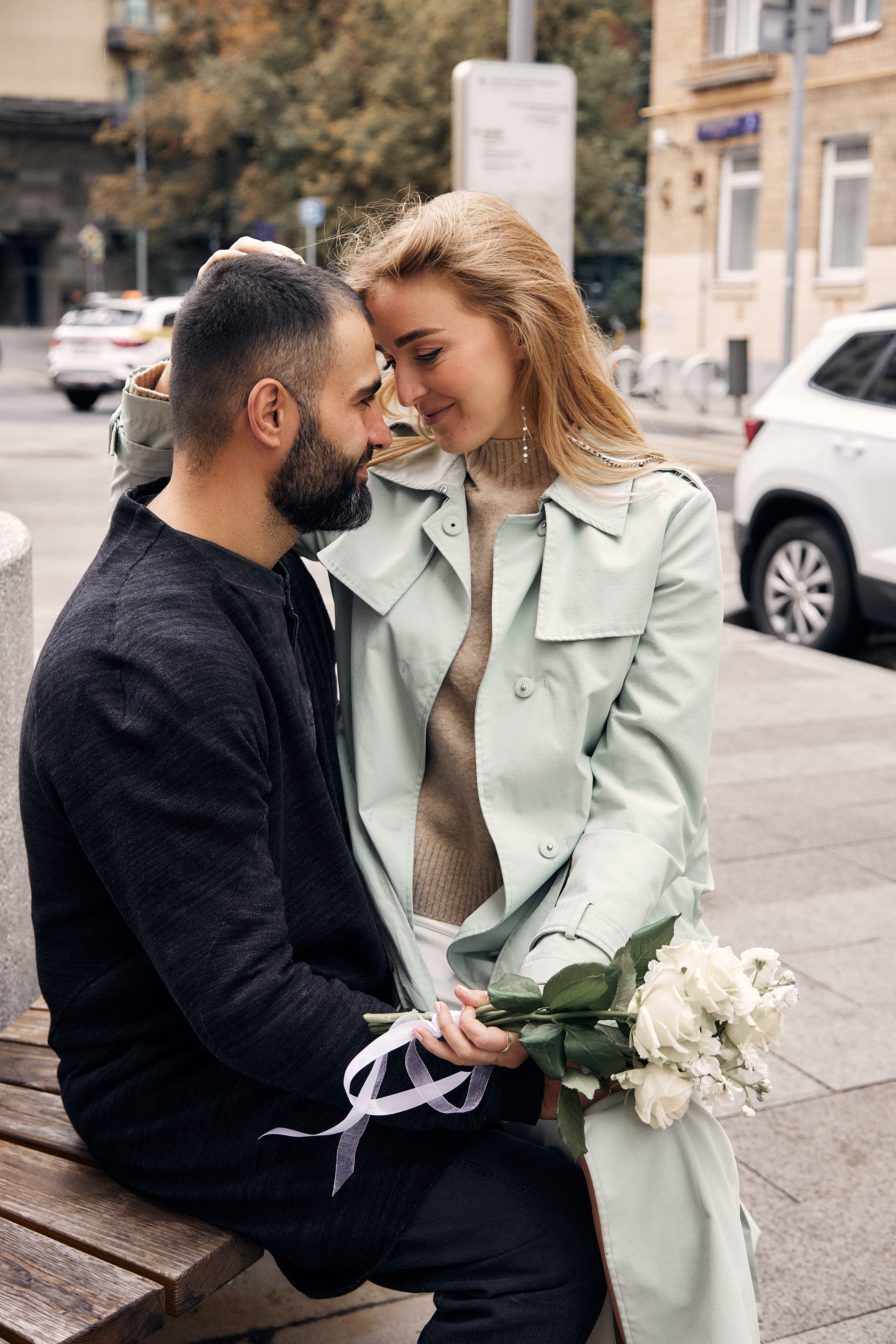 романтичная фотосессия в городе