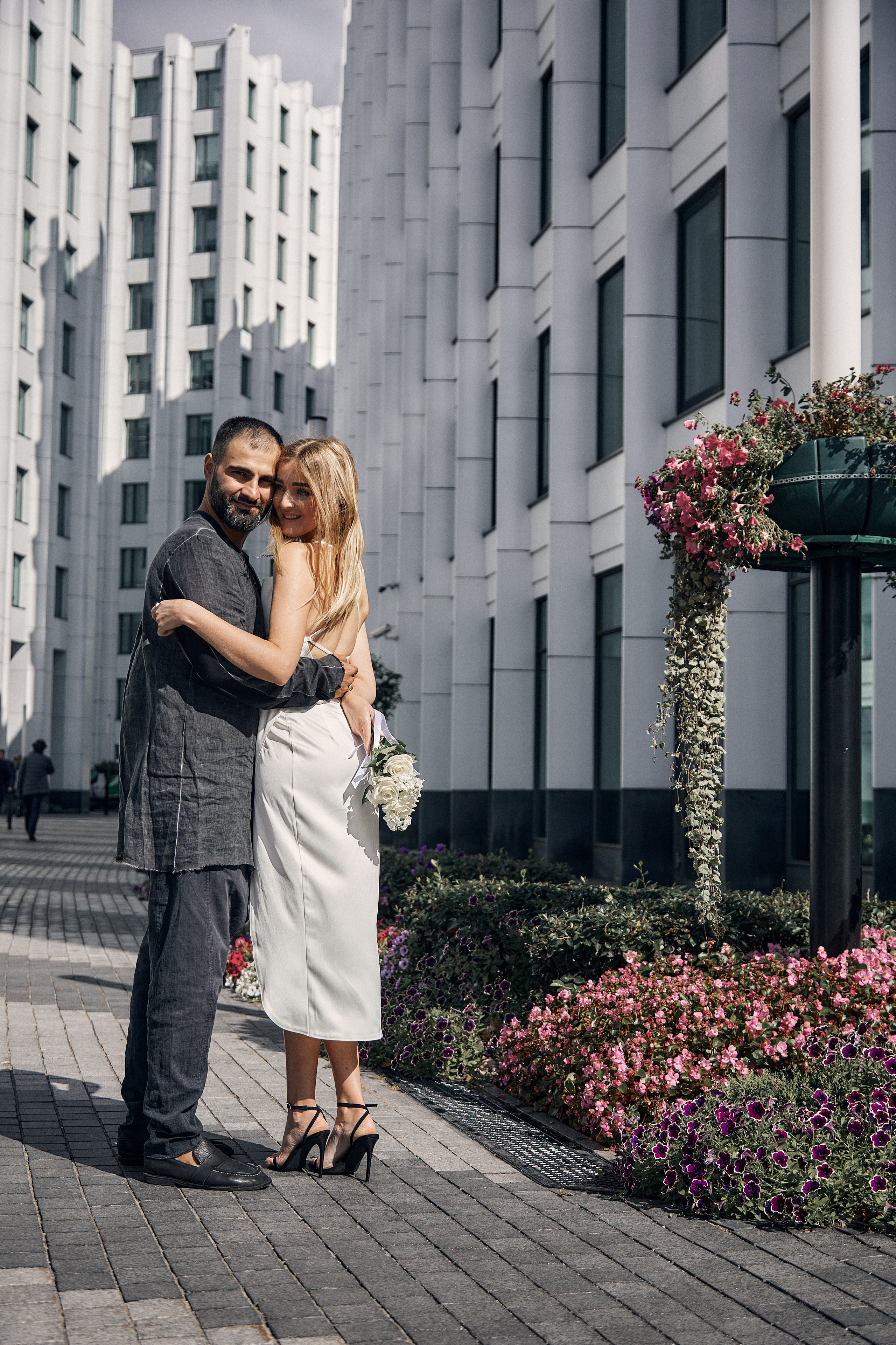 свадебная фотопрогулка в городе