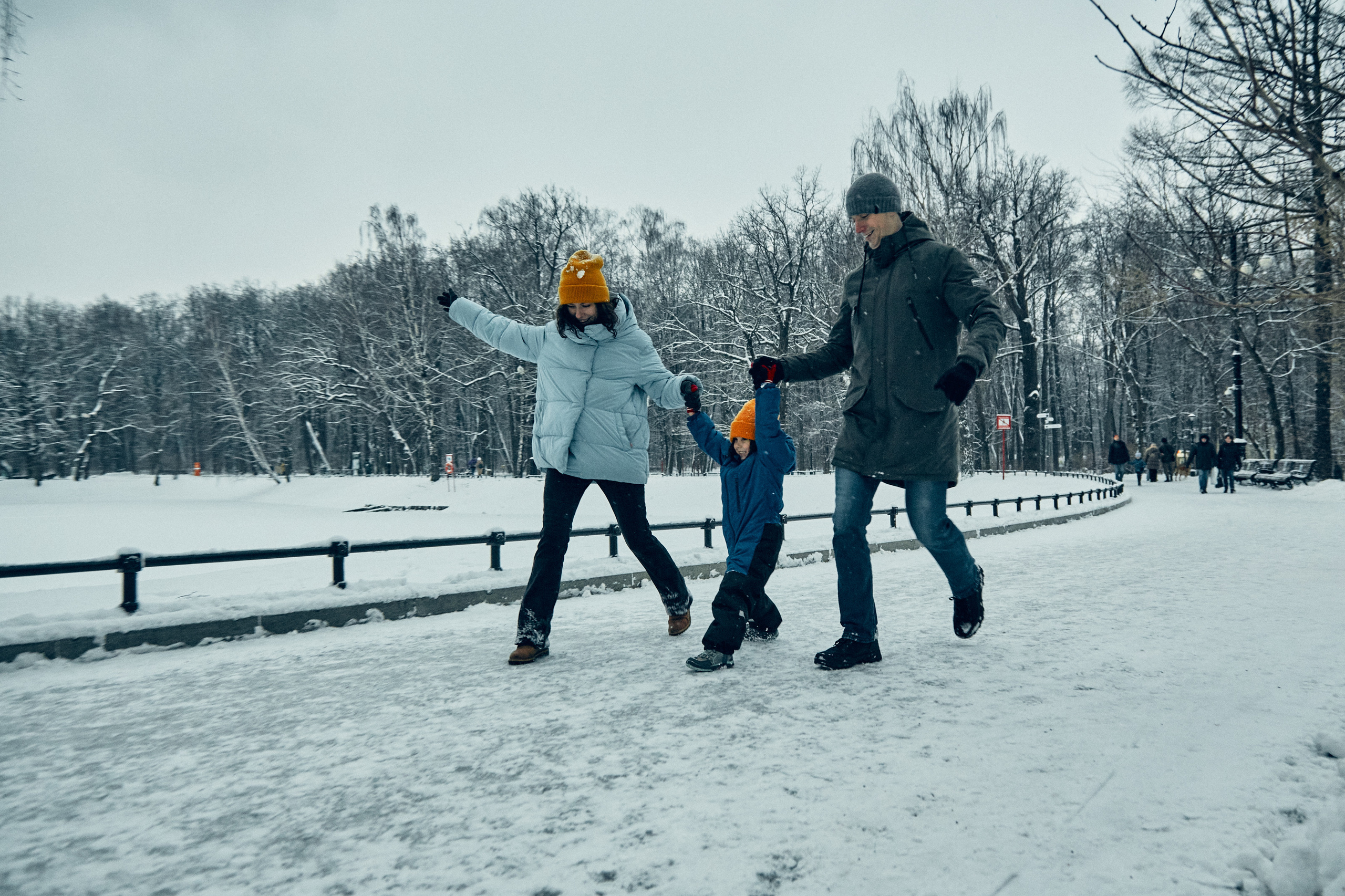 Марина, Андрей и Даша. Репортажный и семейный фотограф Ухова Наталья в Москве