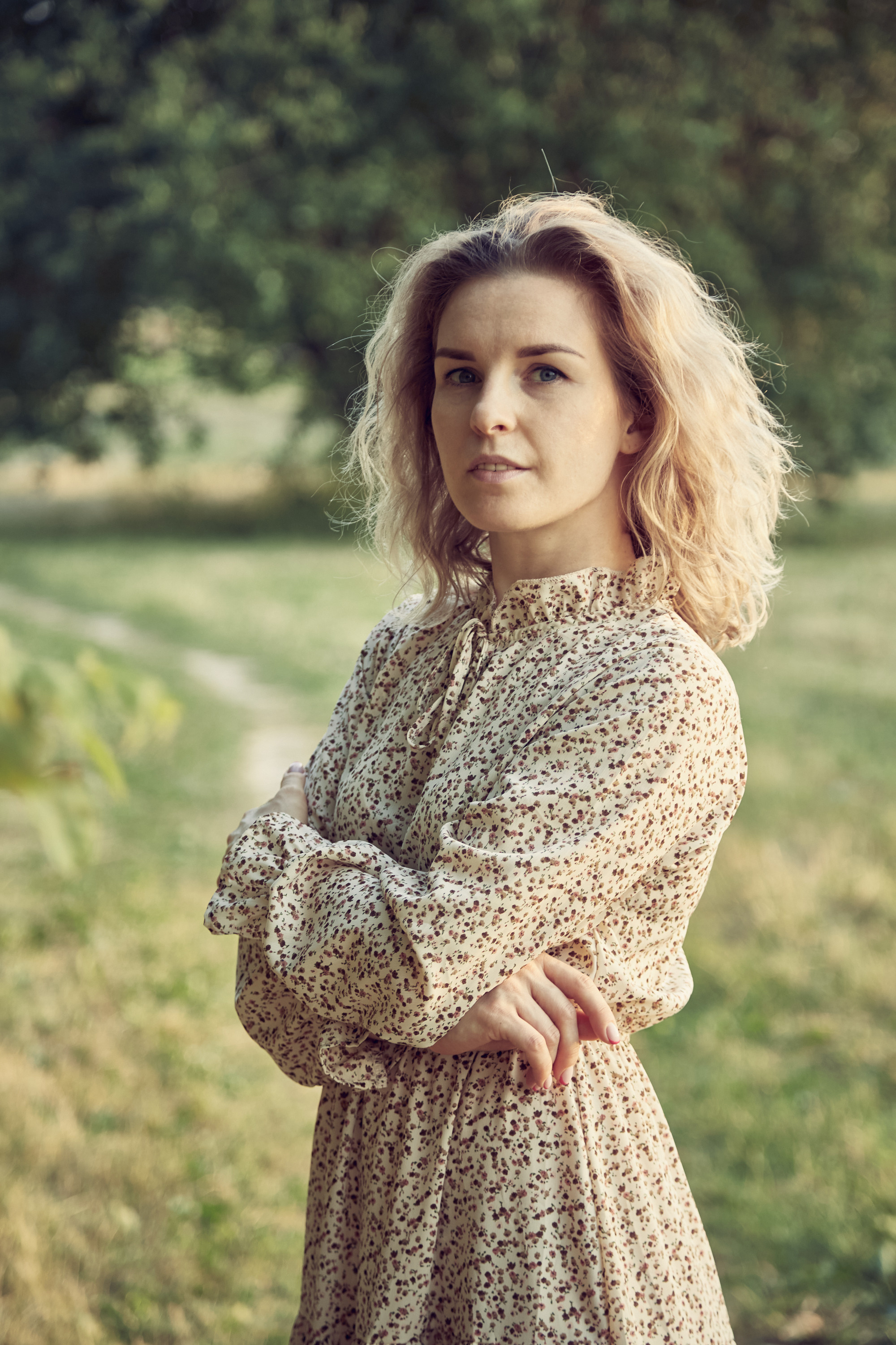 женский портрет на природе