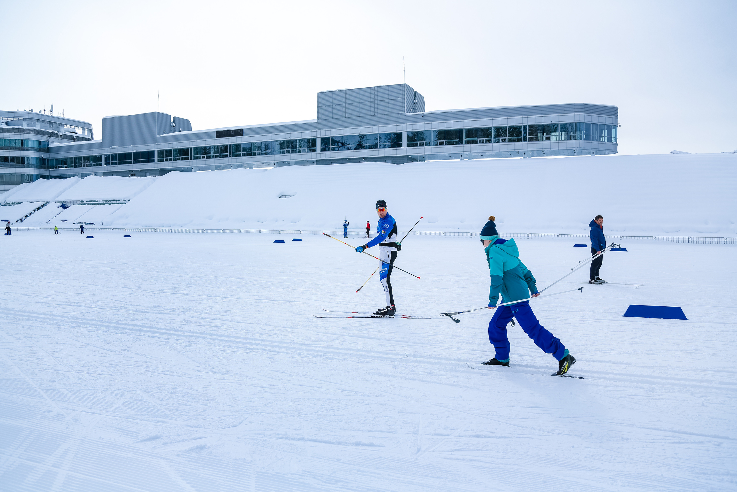 Мастер-класс по лыжам с Алексеем Барышниковым. Репортажный и семейный фотограф Ухова Наталья в Москве