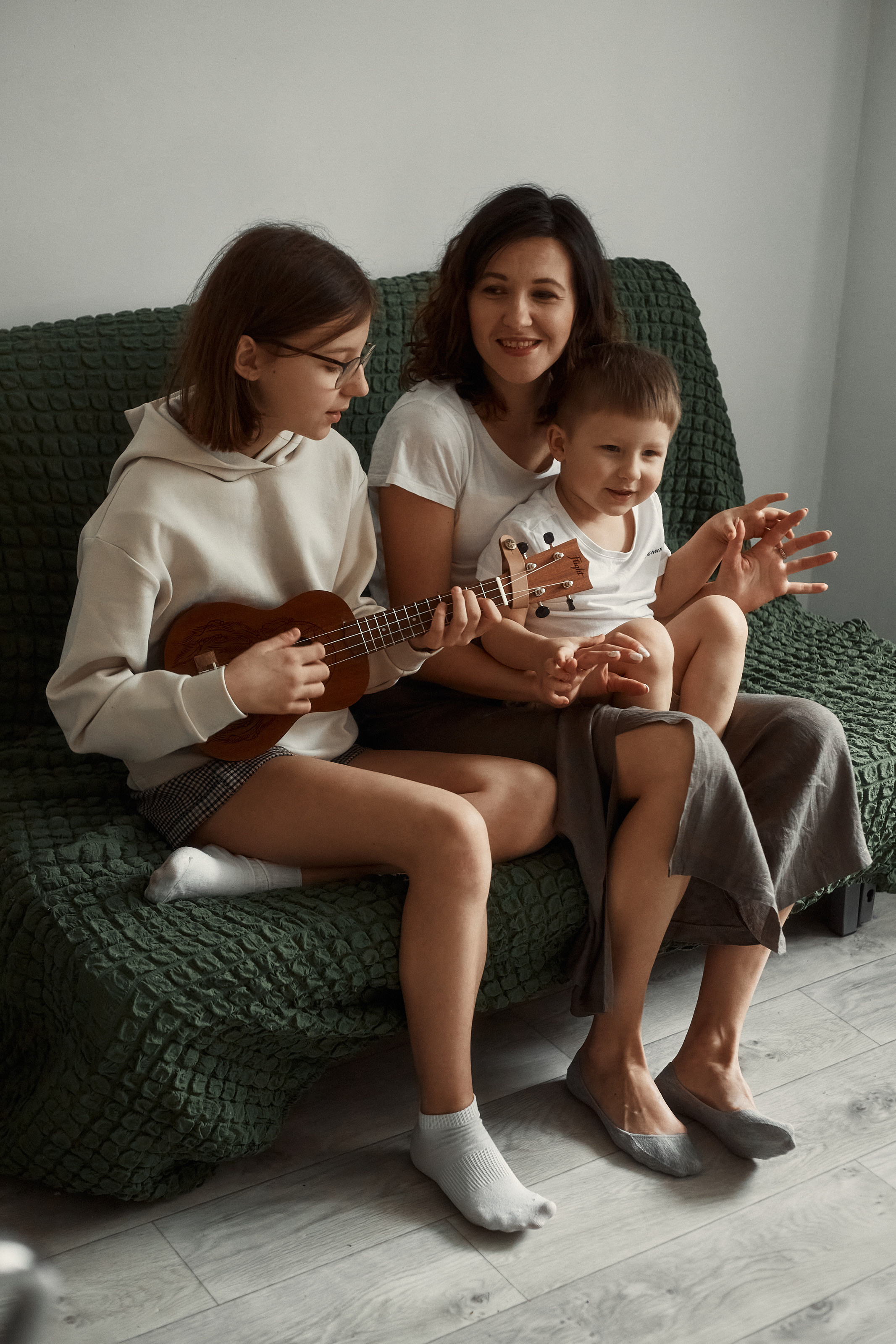 Татьяна и дети. Репортажный и семейный фотограф Ухова Наталья в Москве