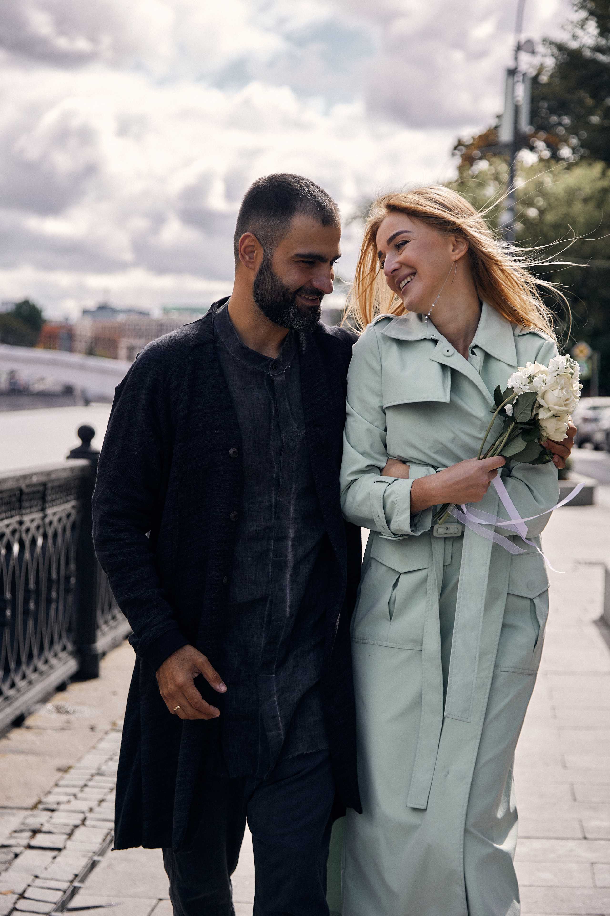 фотосессия для влюбленных в городе