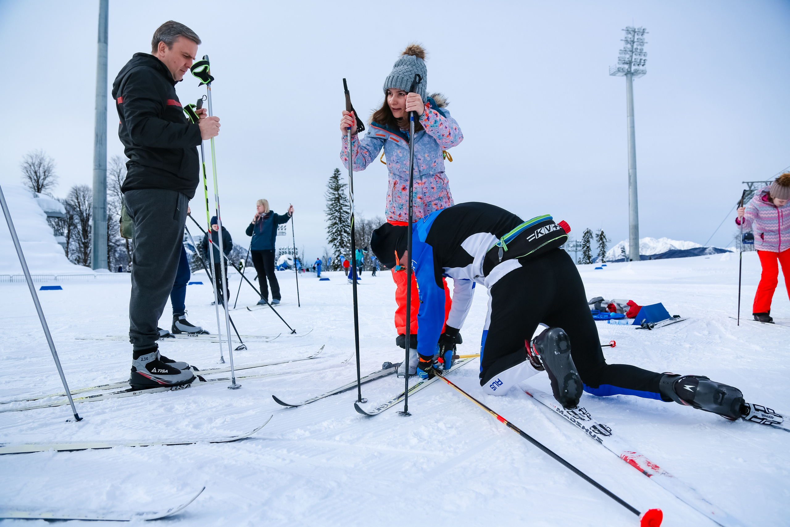 Мастер класс по лыжному спорту