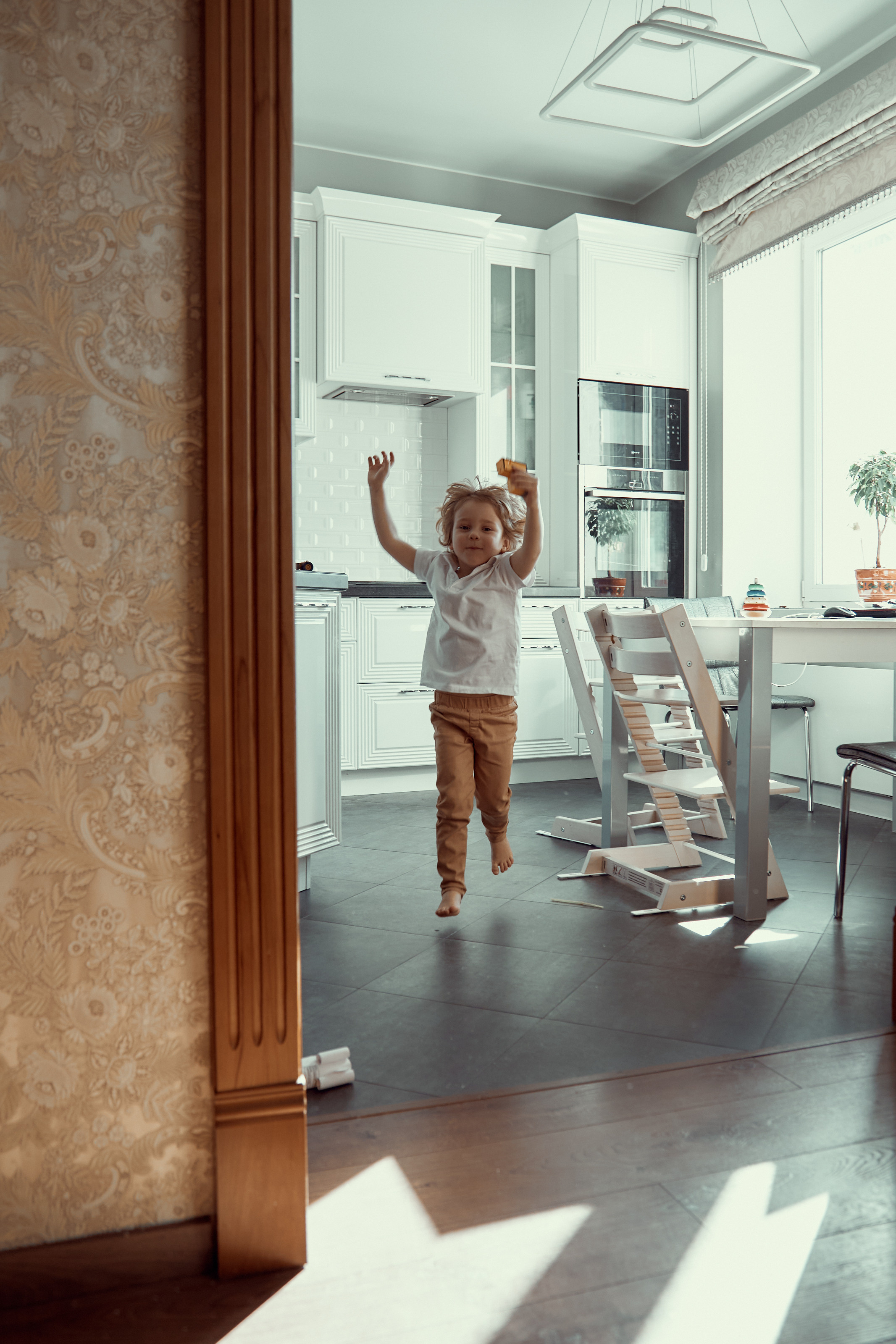 детская домашняя фотосессия