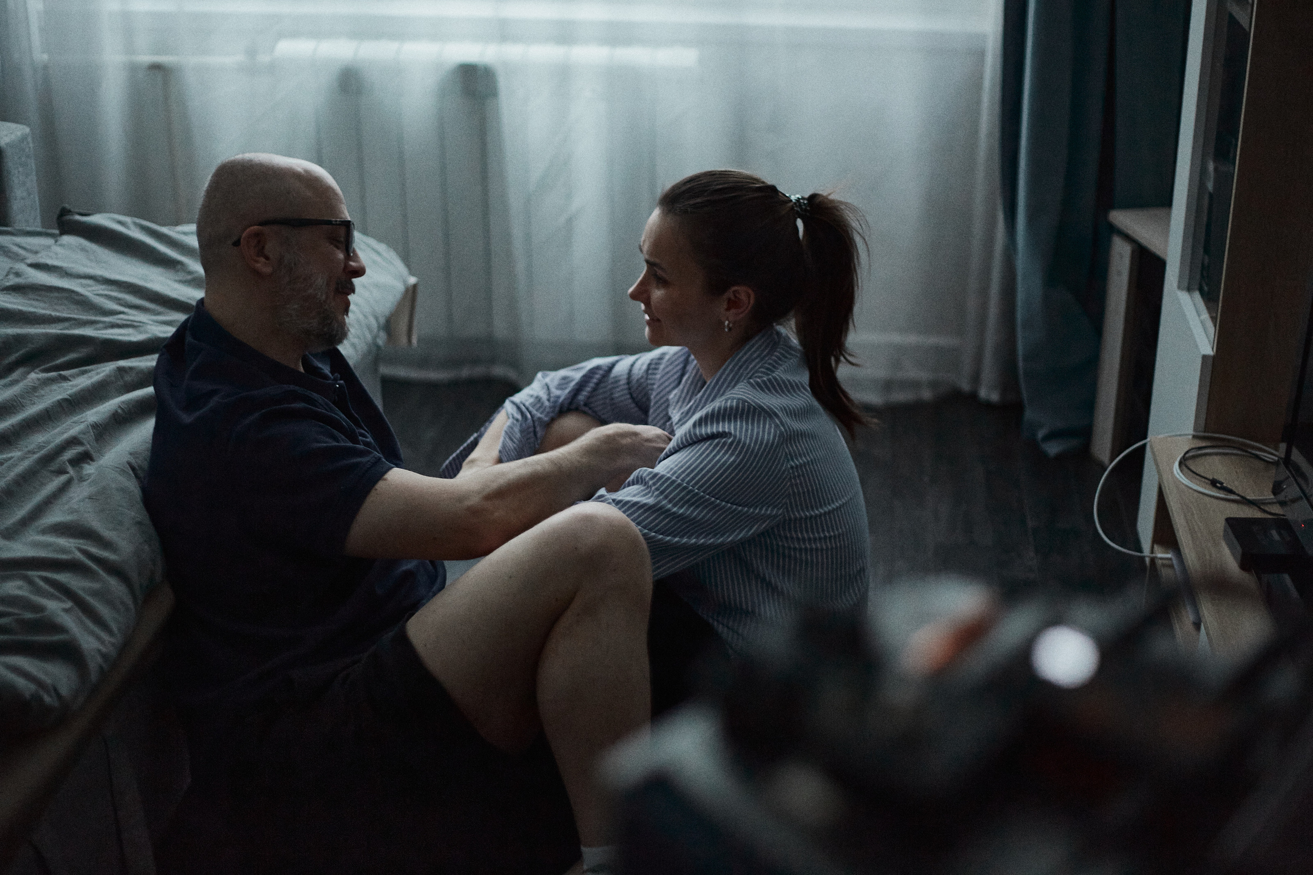 фотосессия для пары дома