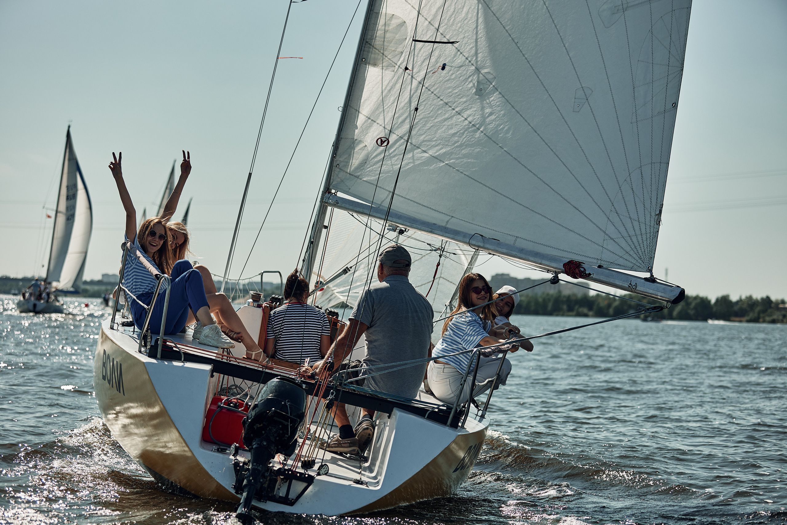 Корпоратив компании Белая радуга в яхт-клубе Пеликан. Репортажный и семейный фотограф Ухова Наталья в Москве