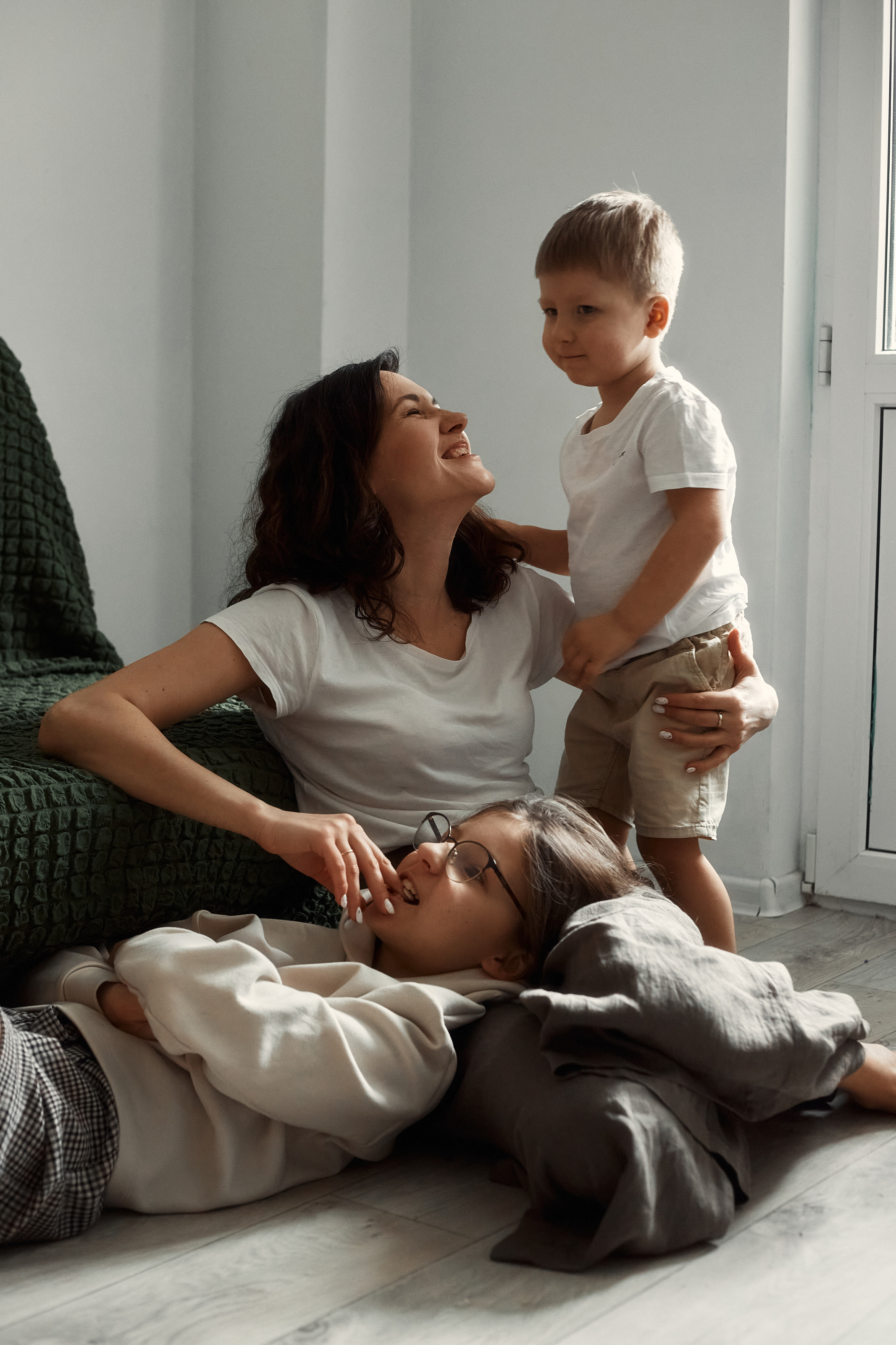 Татьяна и дети. Репортажный и семейный фотограф Ухова Наталья в Москве